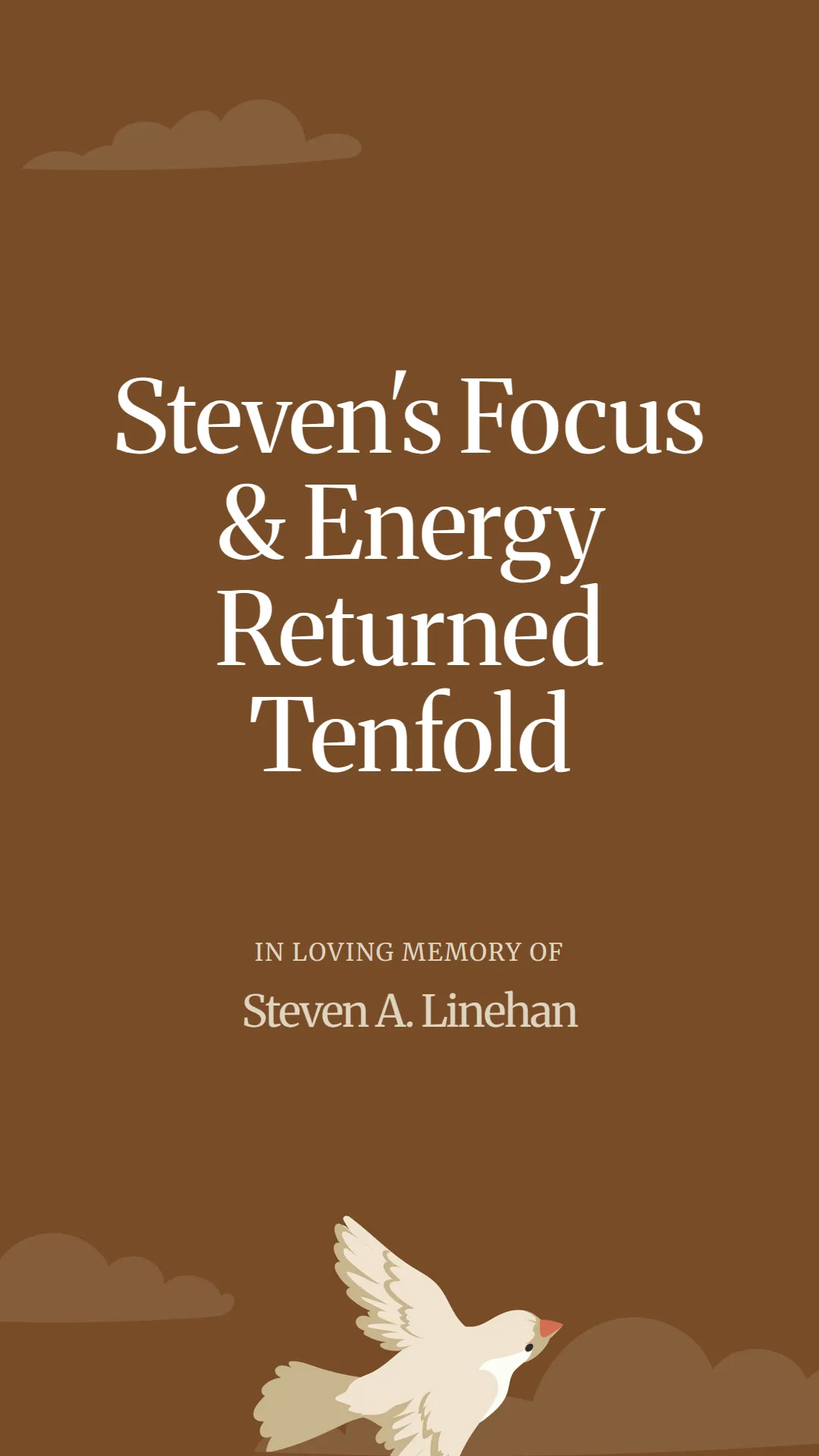 Steven's Focus and Energy Returned Tenfold