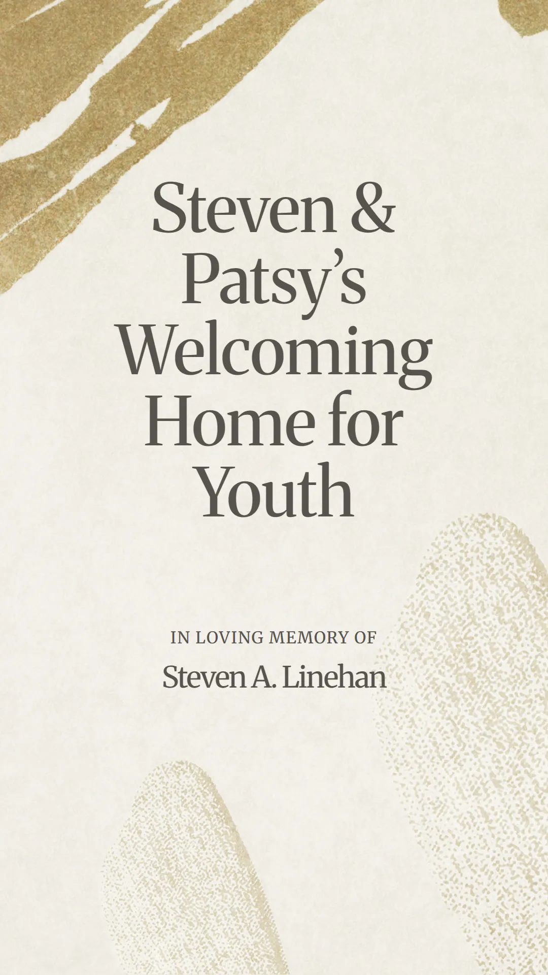 Steven and Patsy’s Welcoming Home for Youth