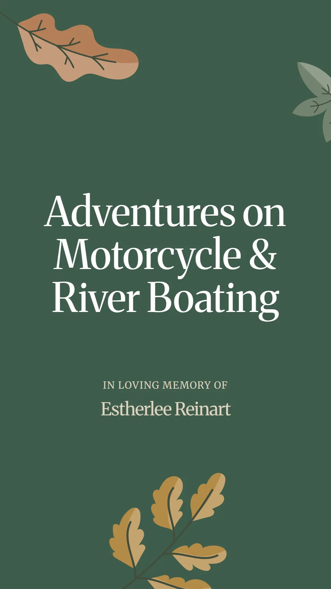 Adventures on Motorcycle and River Boating