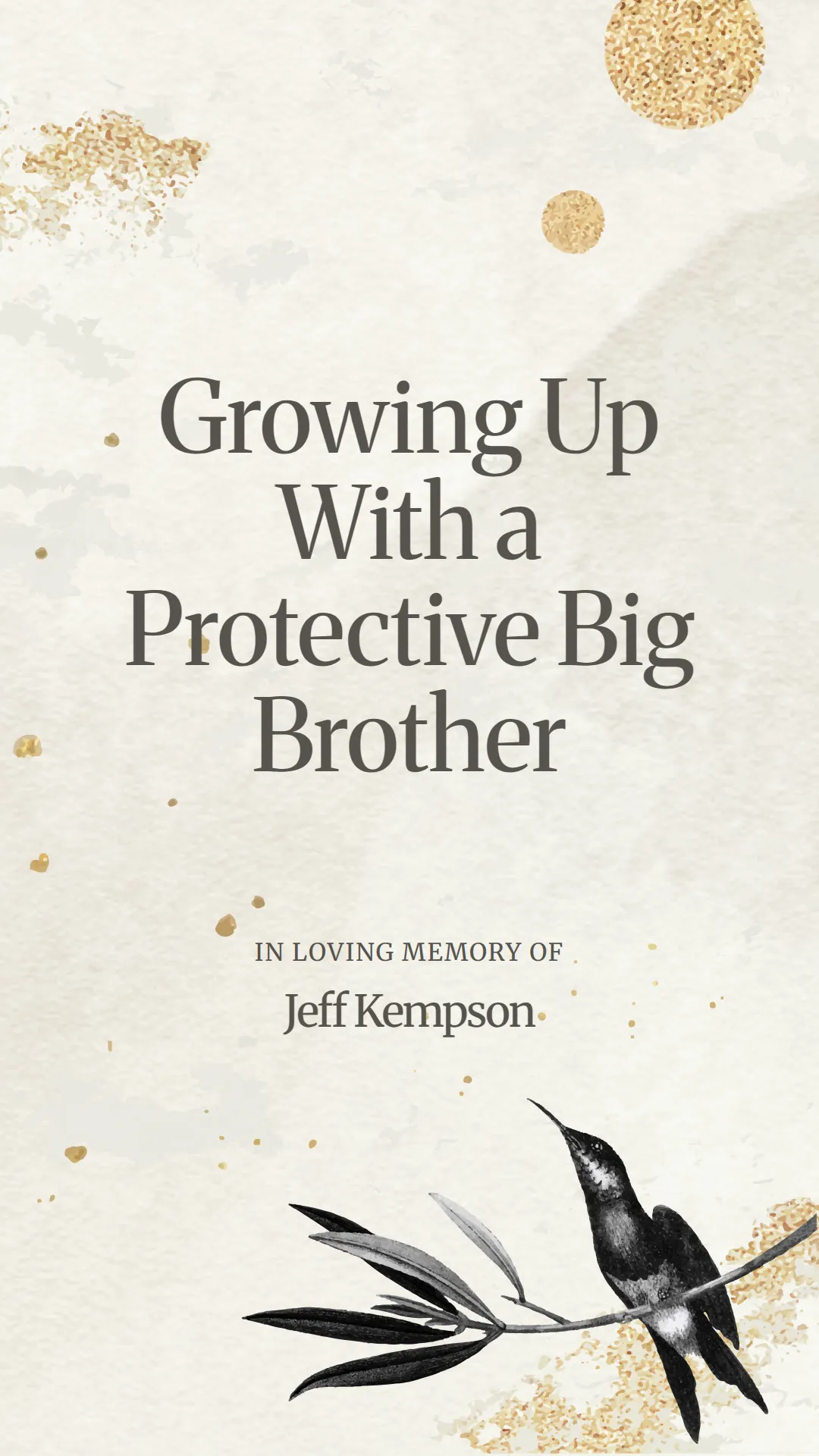 Growing Up With a Protective Big Brother