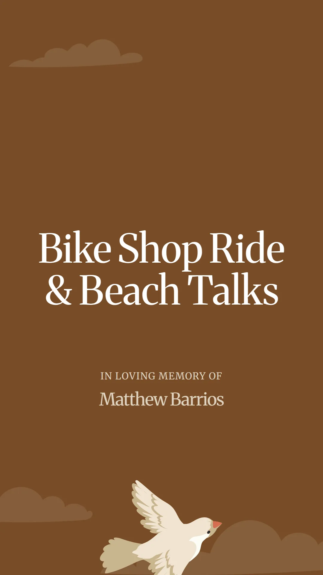 Bike Shop Ride and Beach Talks