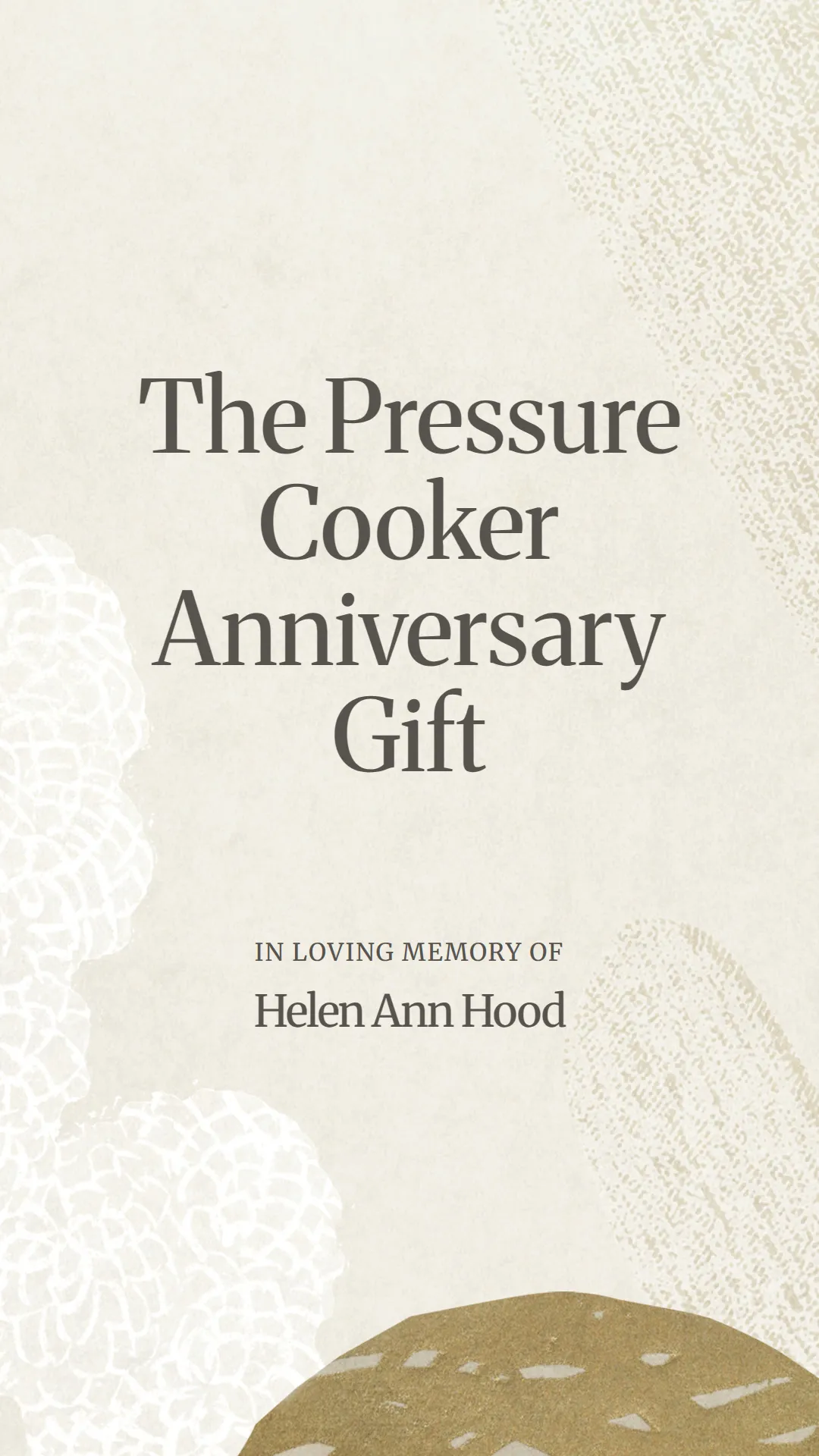 The Pressure Cooker Anniversary Gift