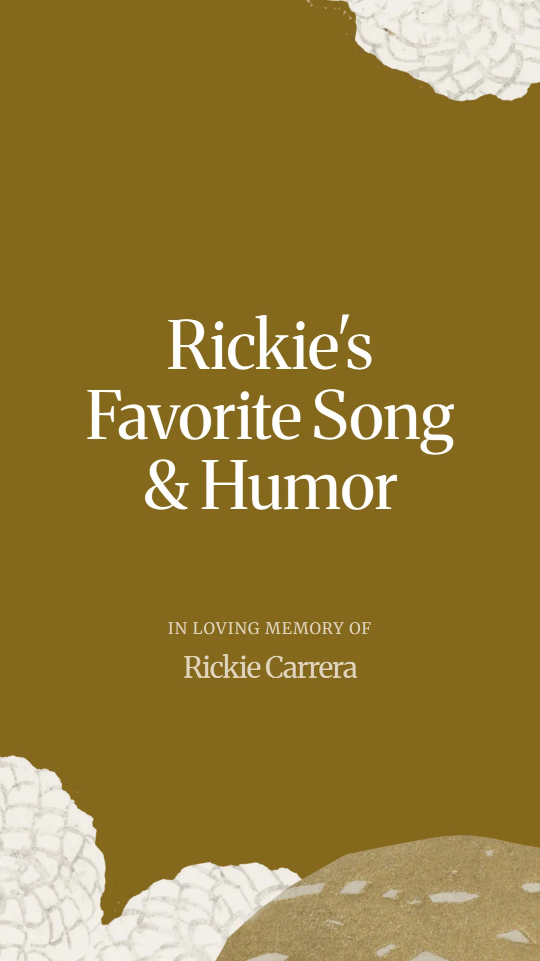 Rickie's Favorite Song and Humor