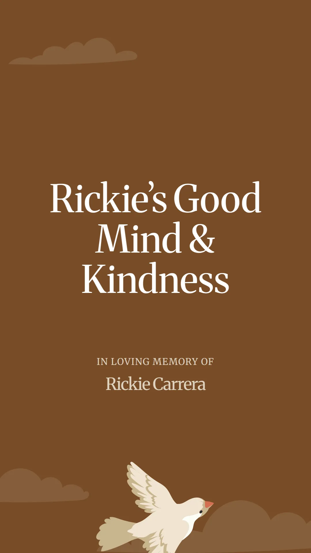 Rickie’s Good Mind and Kindness
