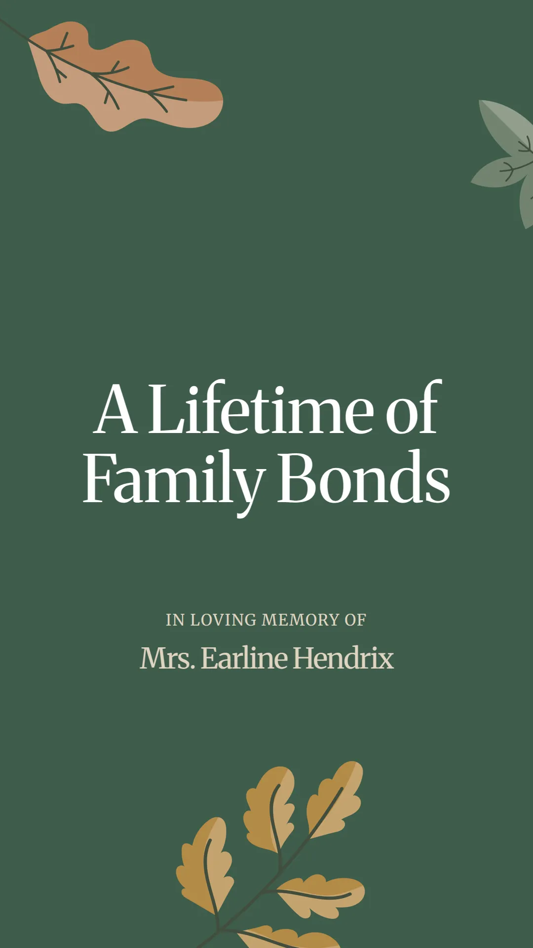 A Lifetime of Family Bonds