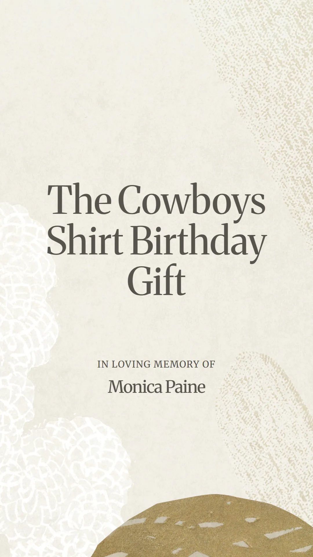The Cowboys Shirt Birthday Gift