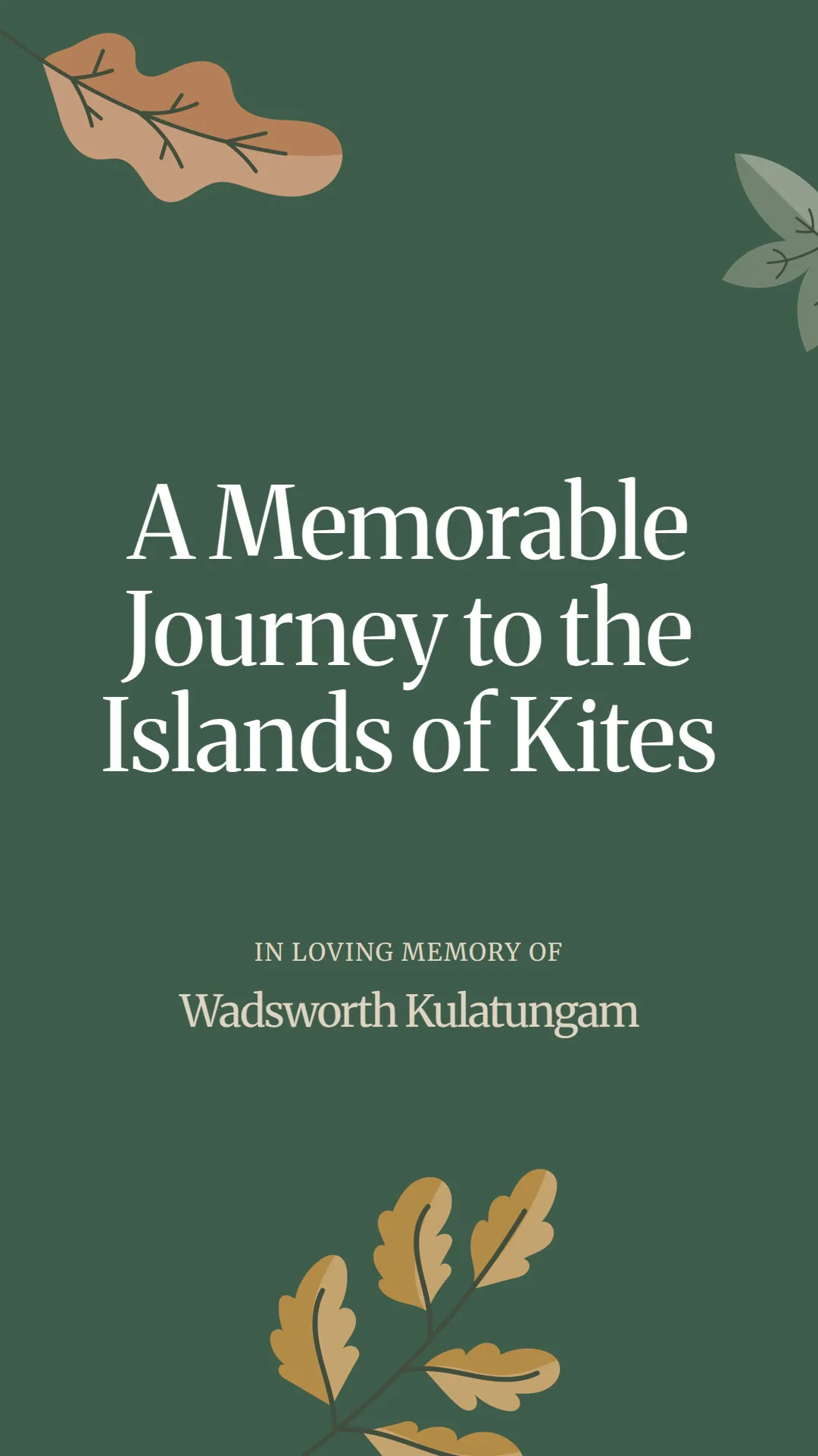 A Memorable Journey to the Islands of Kites