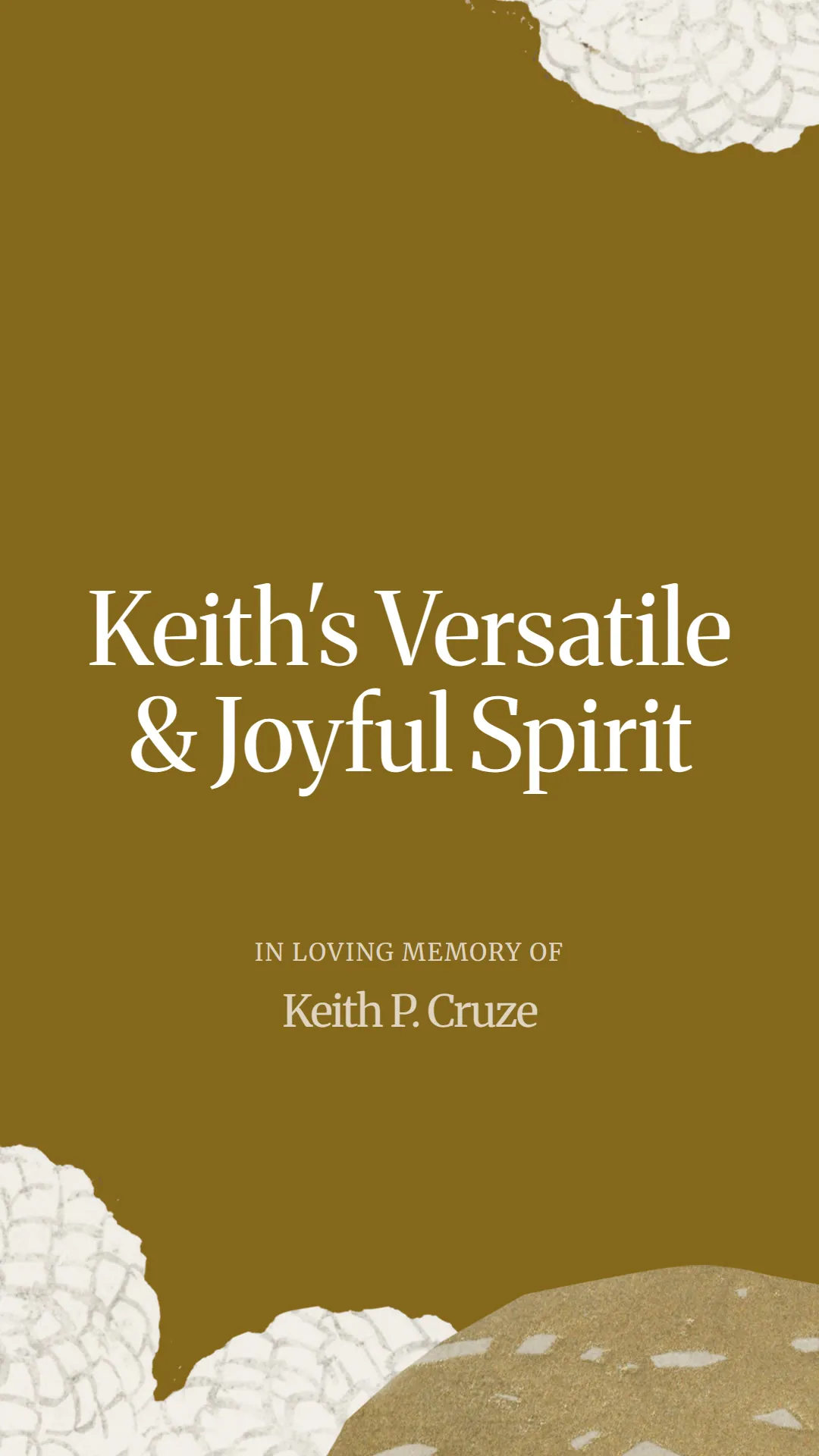 Keith's Versatile and Joyful Spirit