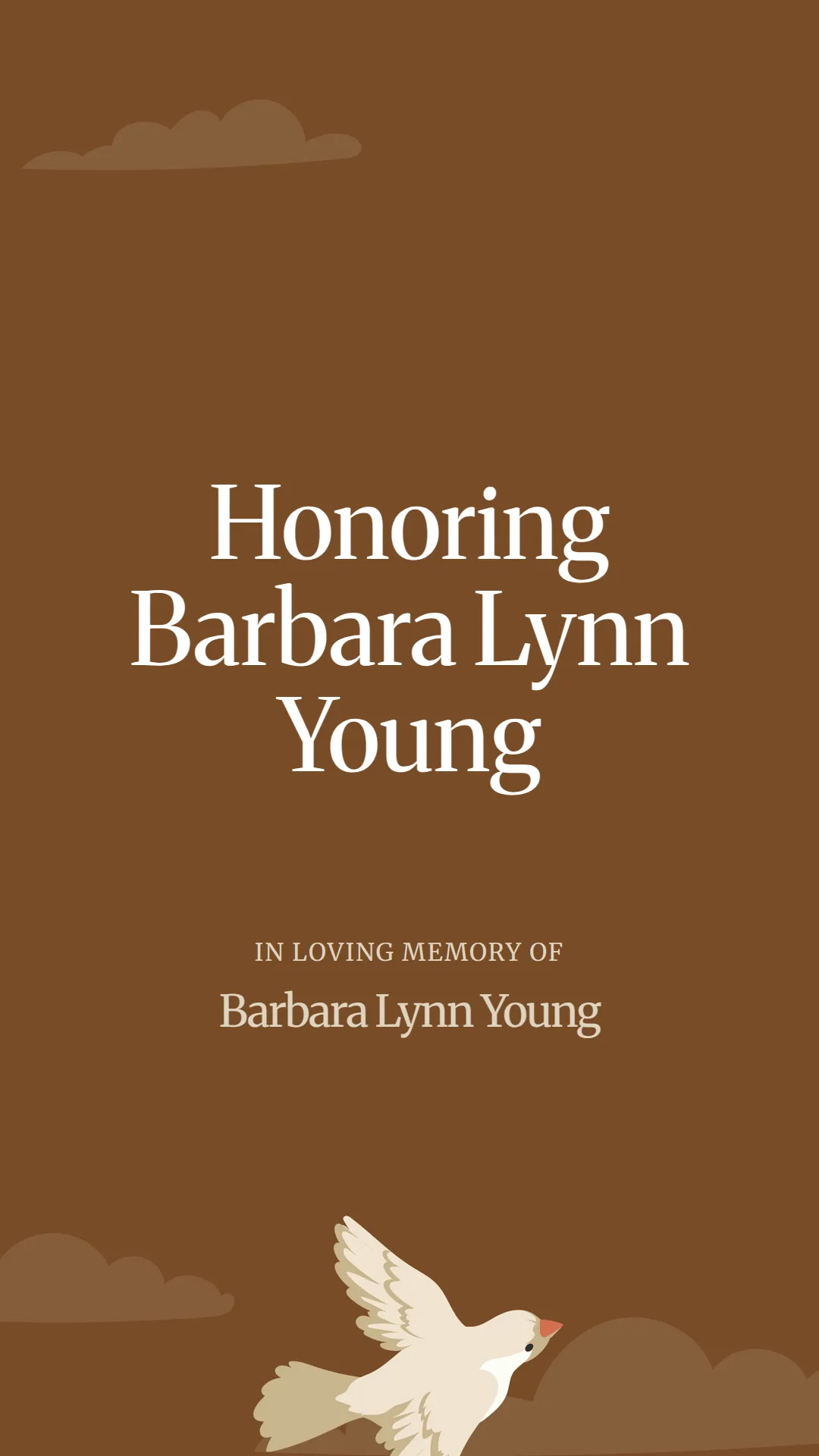 Honoring Barbara Lynn Young