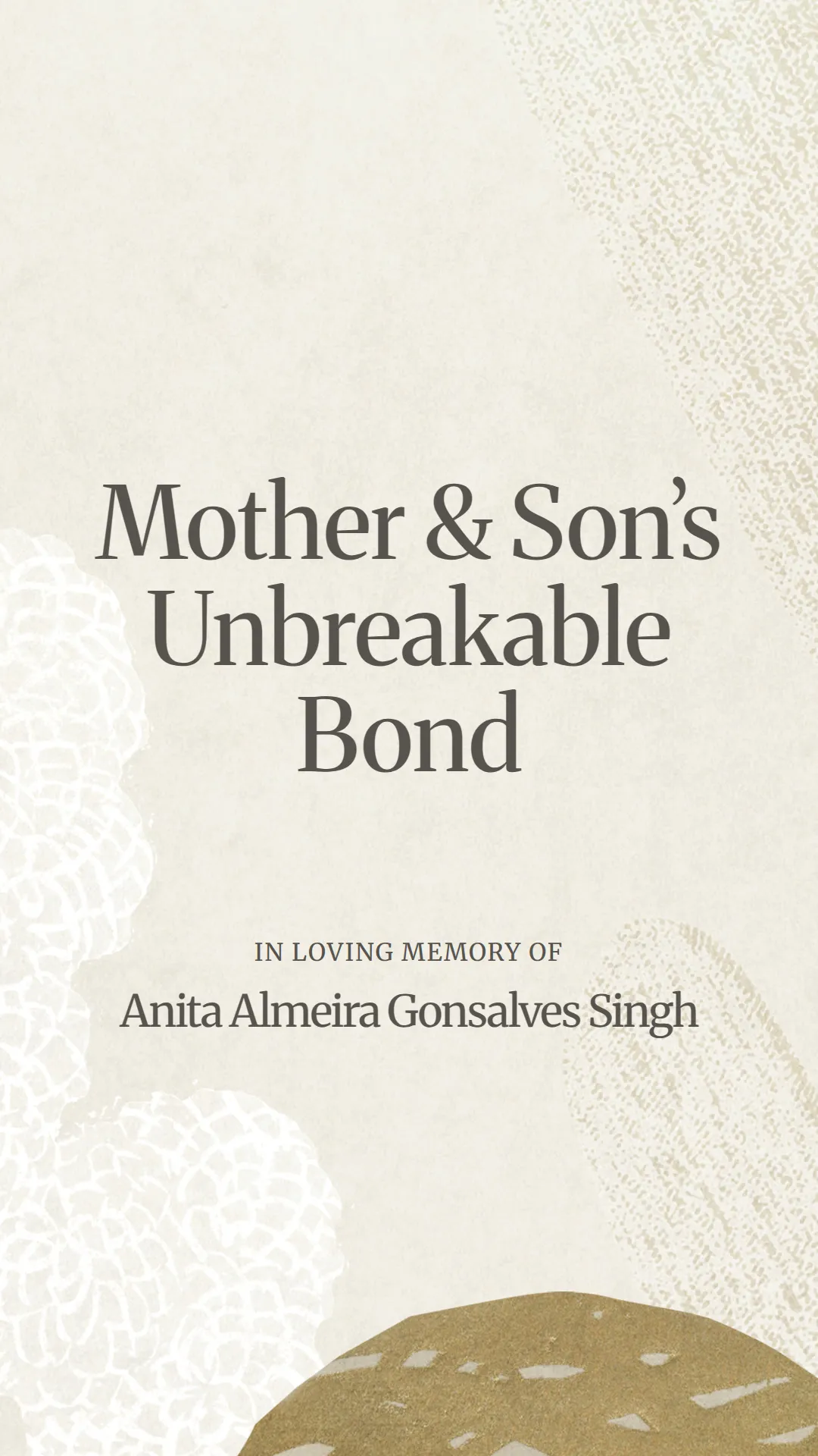Mother and Son’s Unbreakable Bond