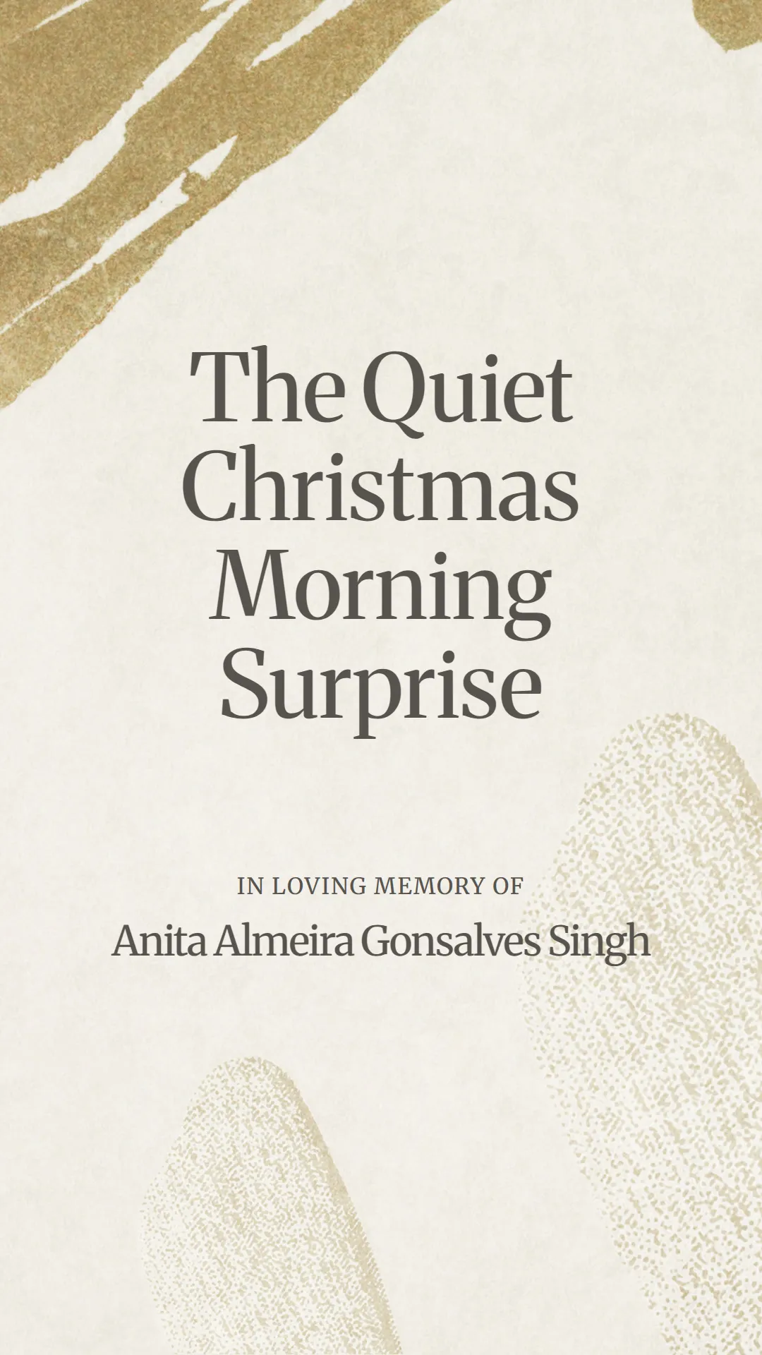 The Quiet Christmas Morning Surprise