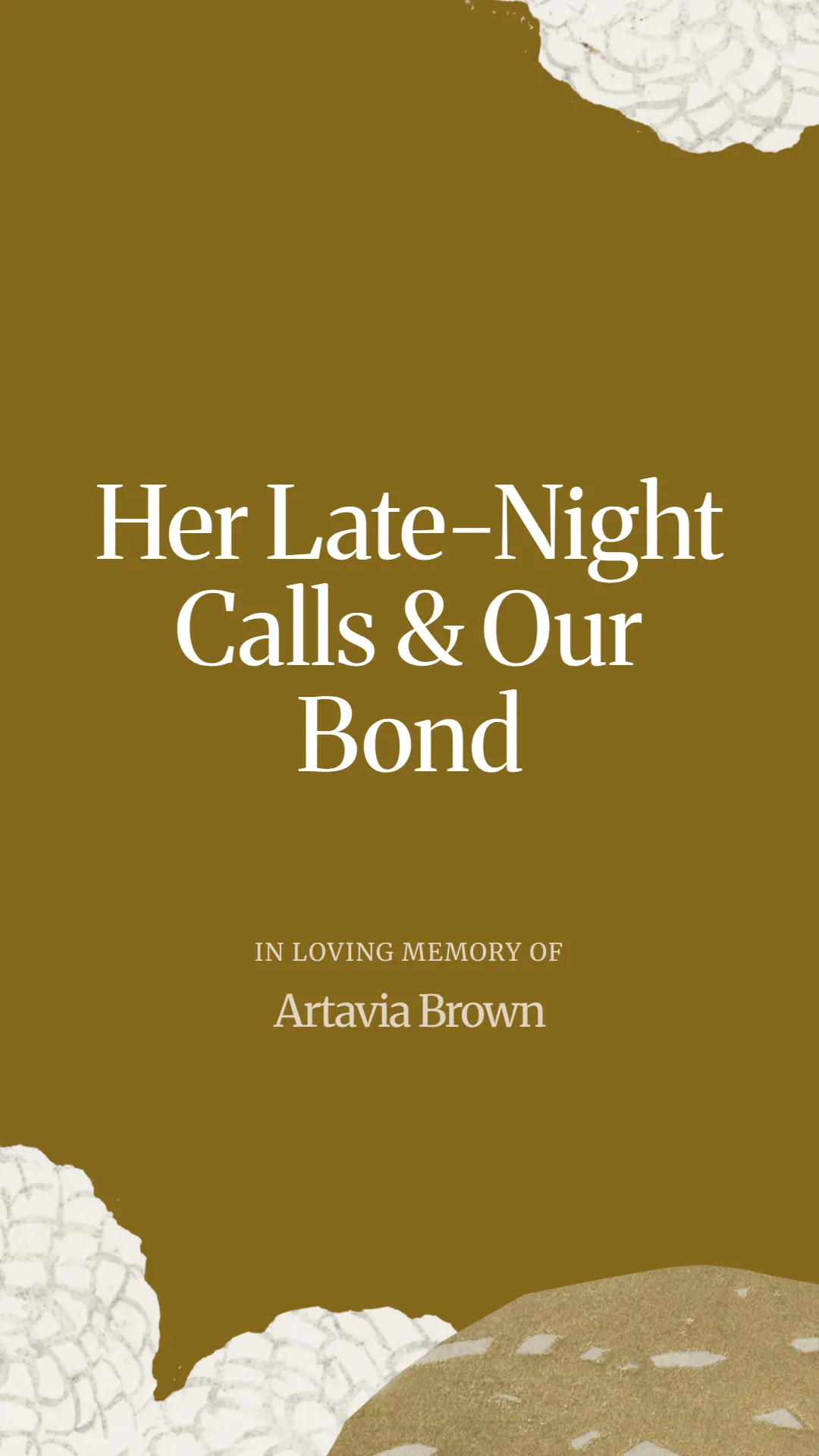 Her Late-Night Calls and Our Bond