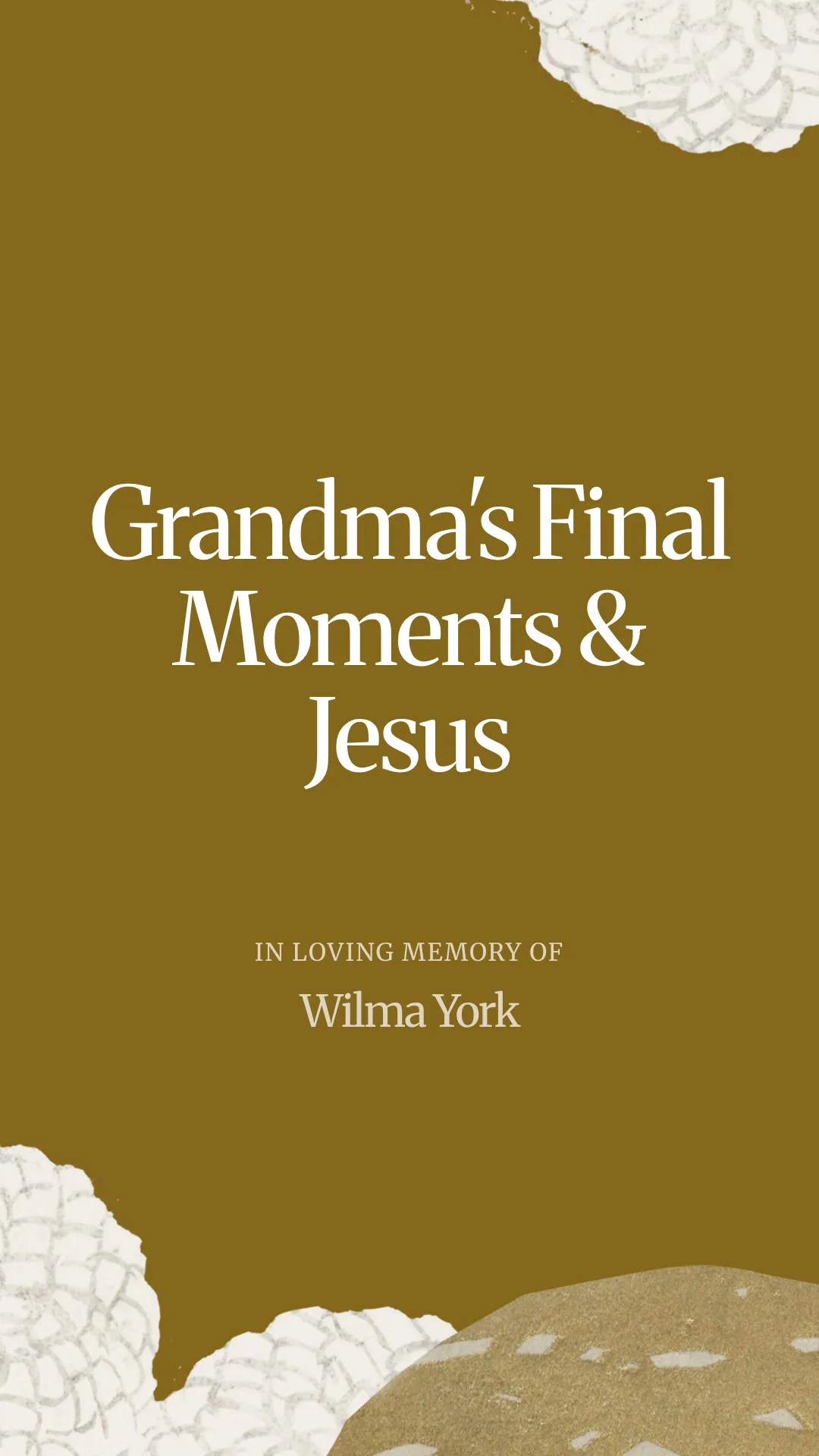 Grandma's Final Moments and Jesus