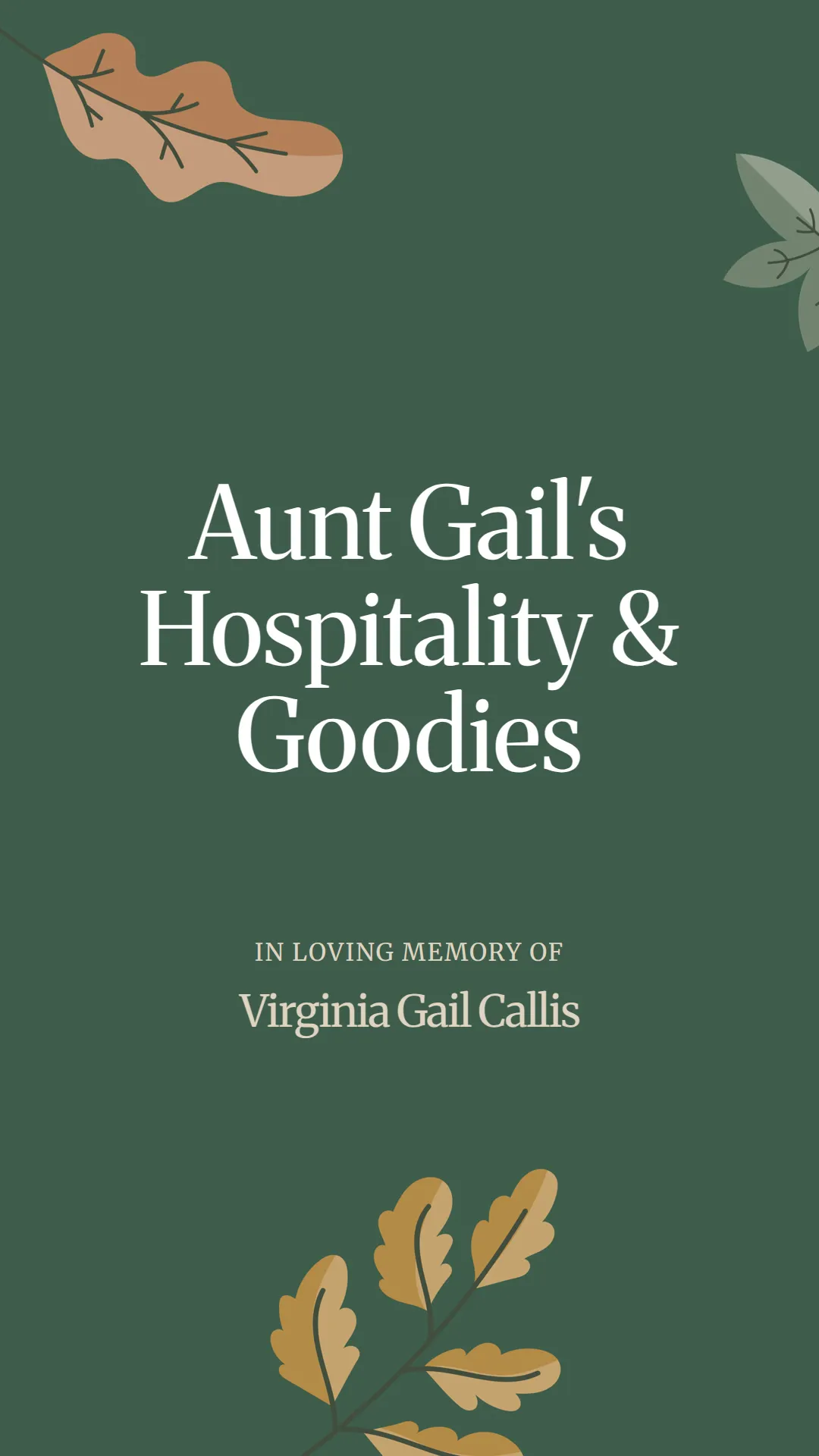 Aunt Gail's Hospitality and Goodies