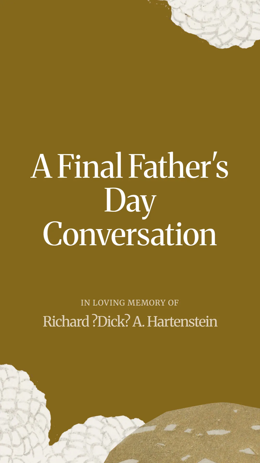 A Final Father's Day Conversation