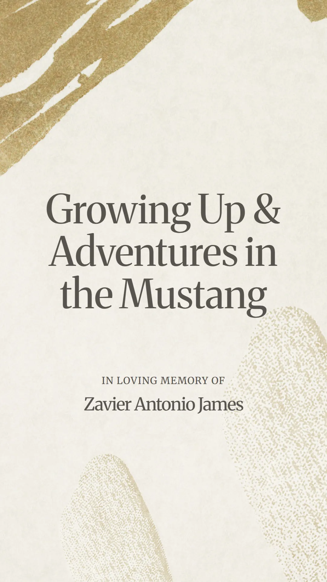 Growing Up and Adventures in the Mustang