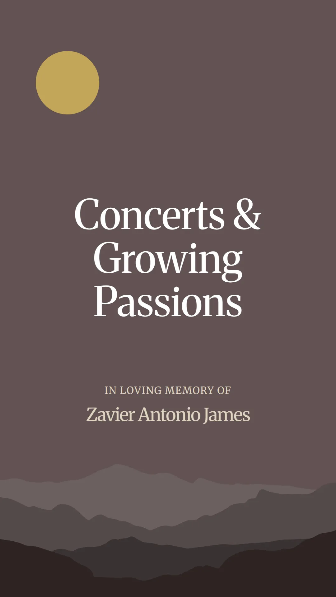 Concerts and Growing Passions