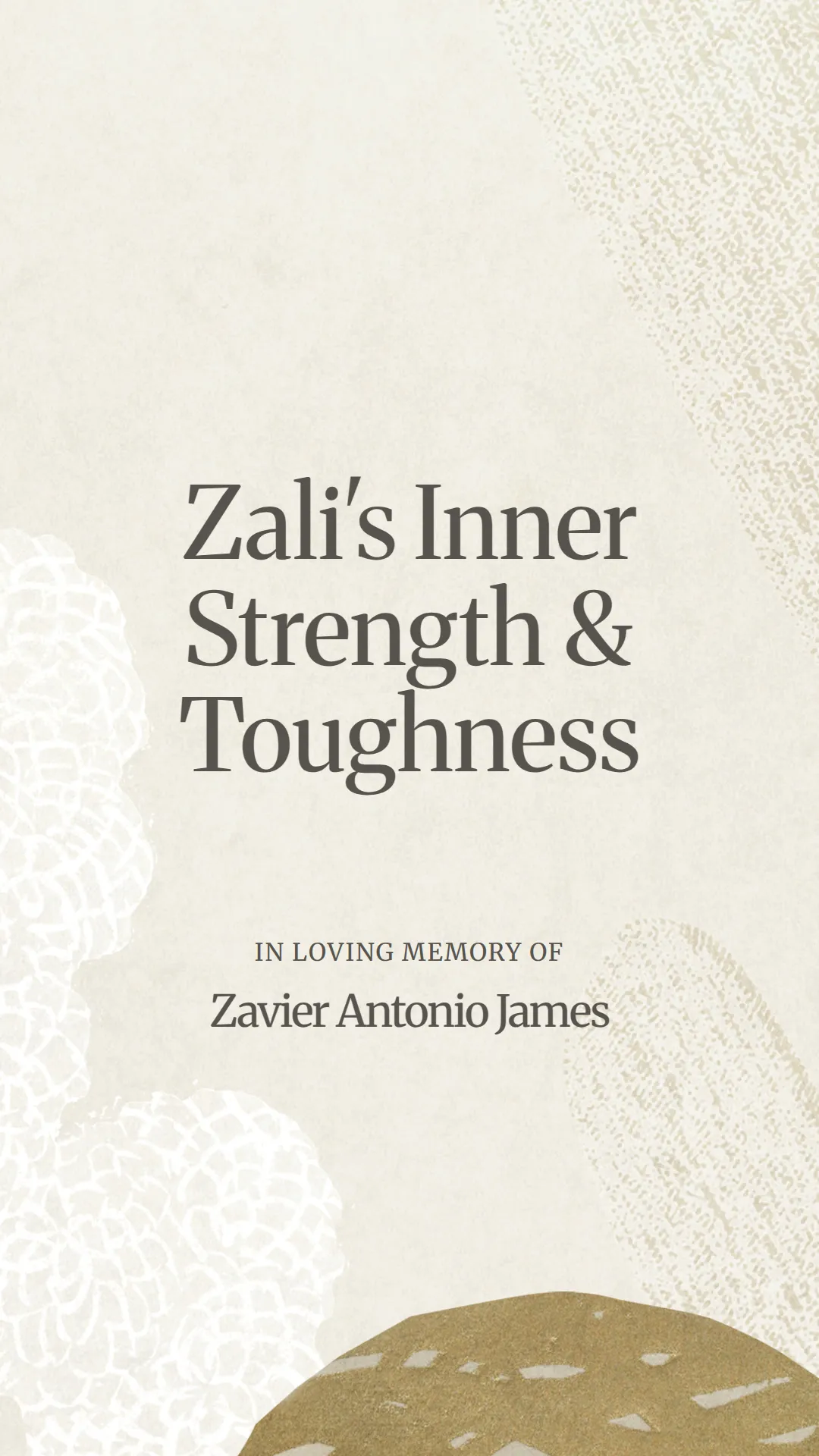 Zali's Inner Strength and Toughness
