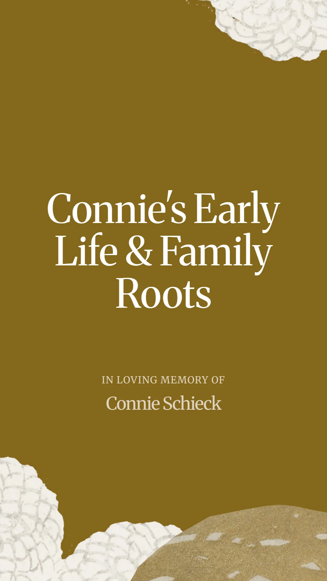 Connie's Early Life and Family Roots