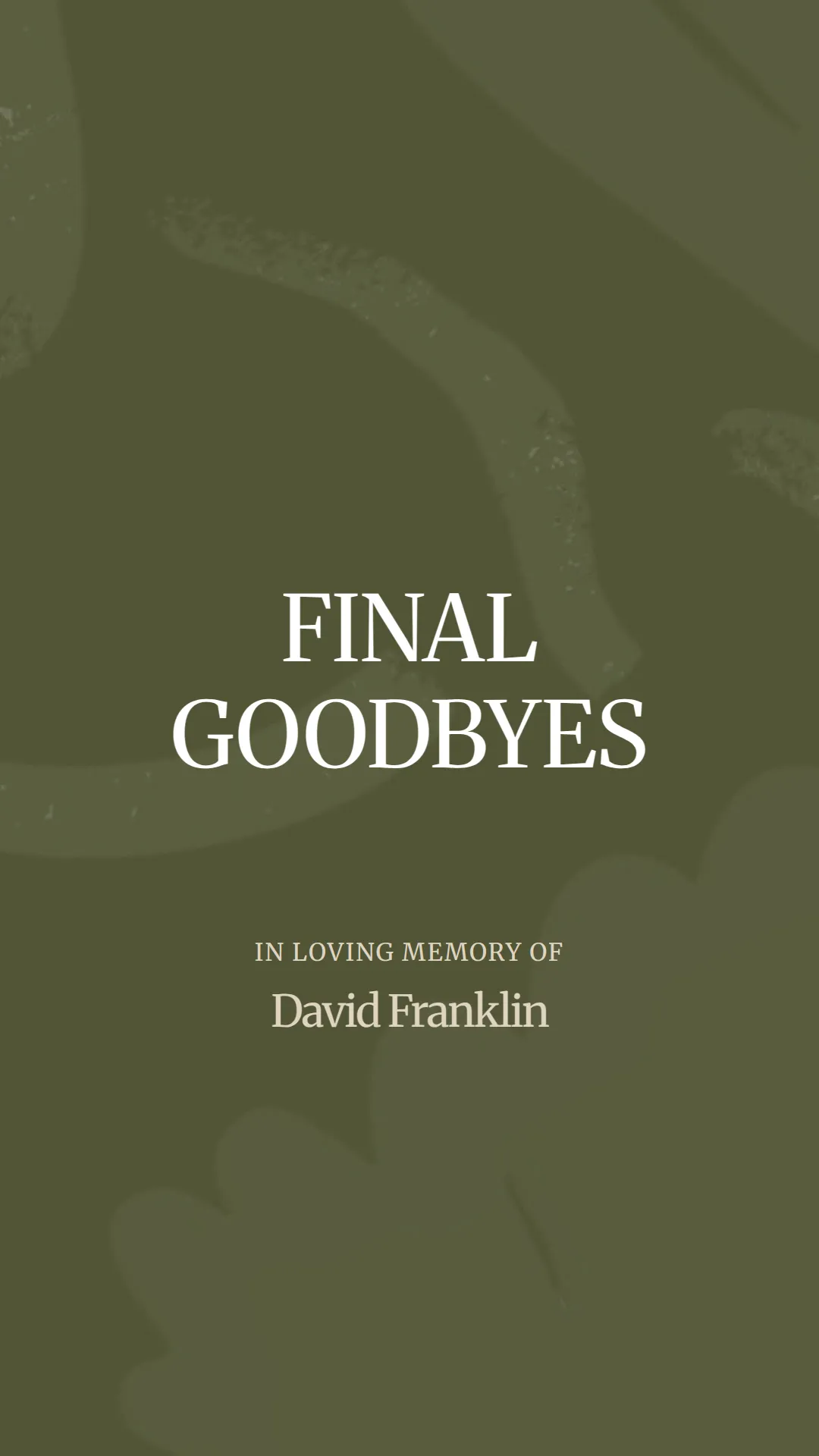 A Heartfelt Farewell to David Franklin