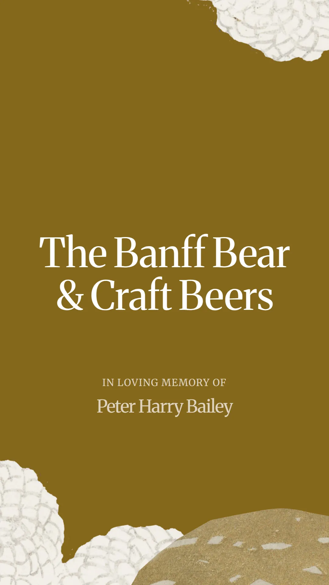 The Banff Bear and Craft Beers