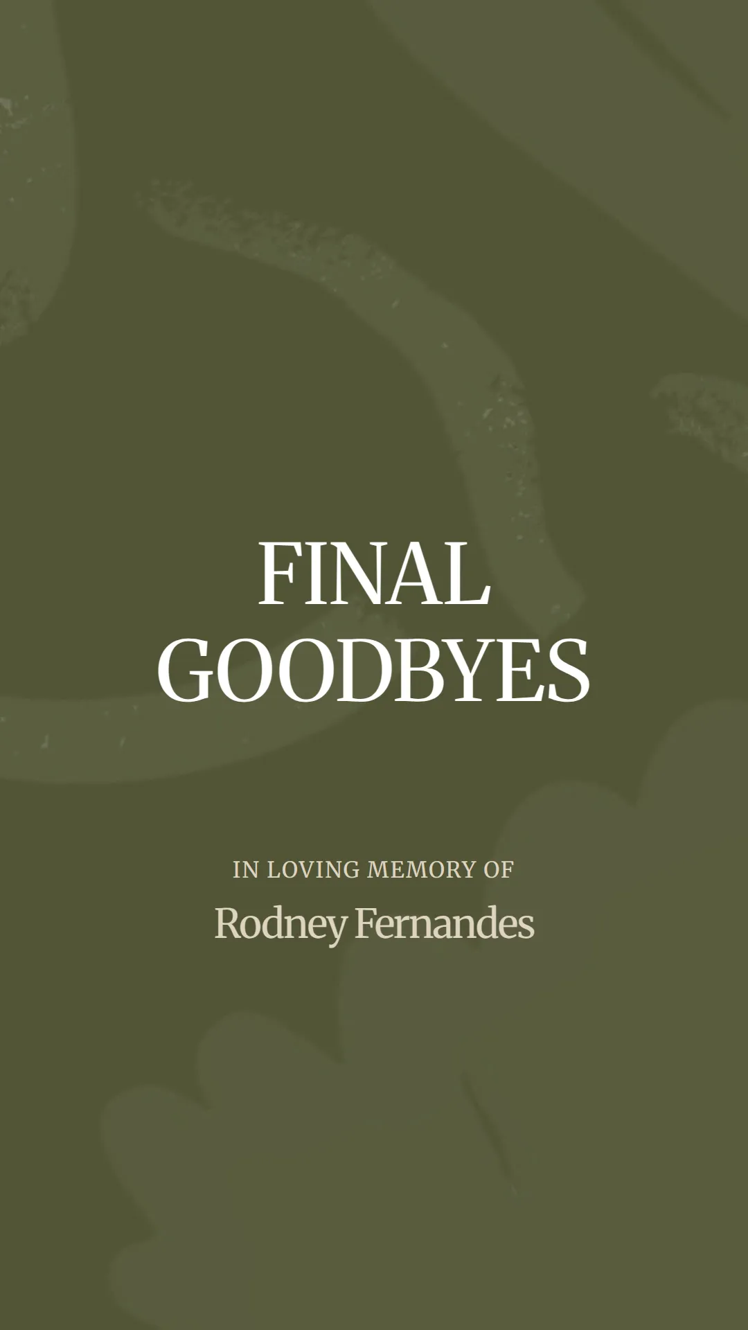 A Heartfelt Farewell to Rodney Fernandes