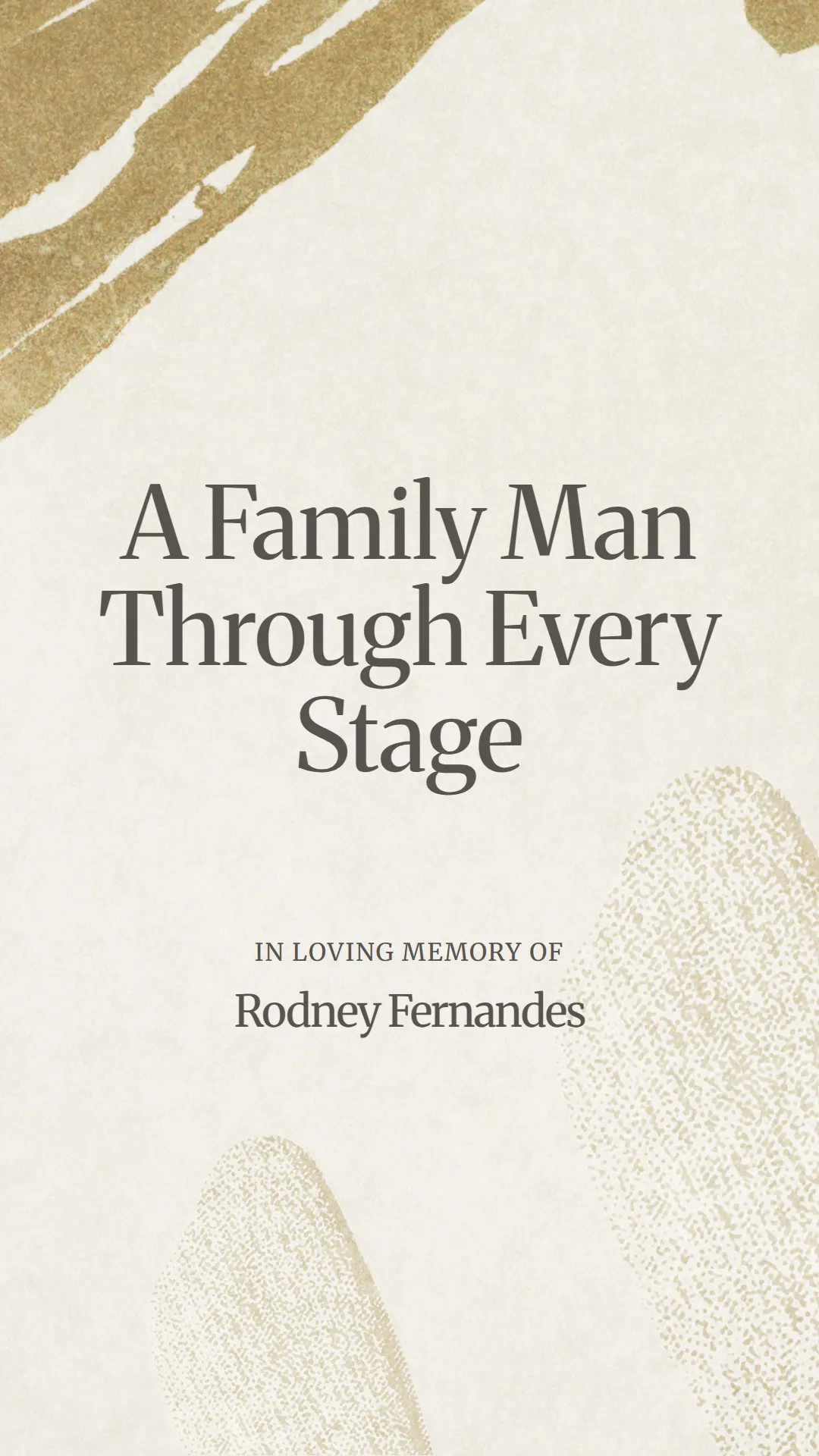 A Family Man Through Every Stage