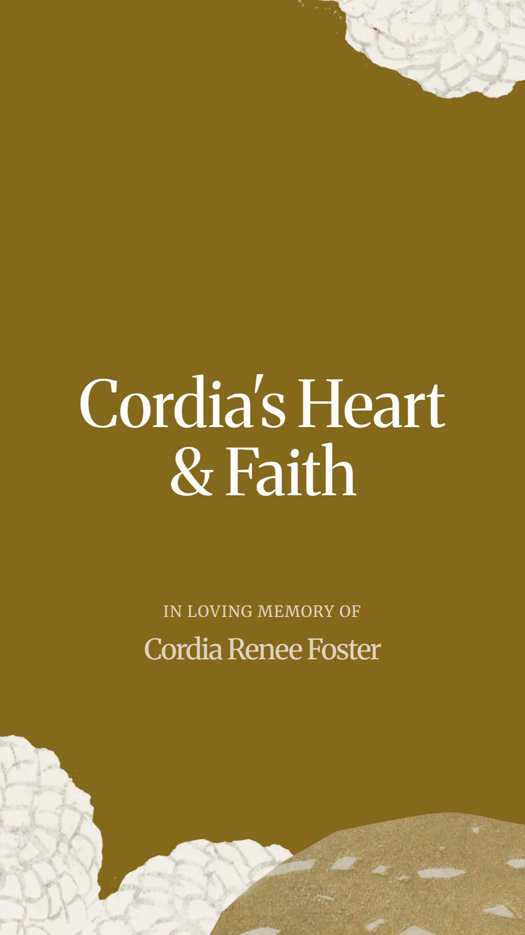 Cordia's Heart and Faith