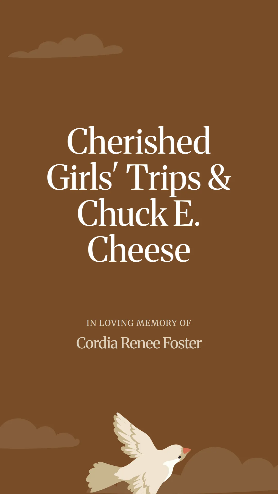 Cherished Girls' Trips and Chuck E. Cheese