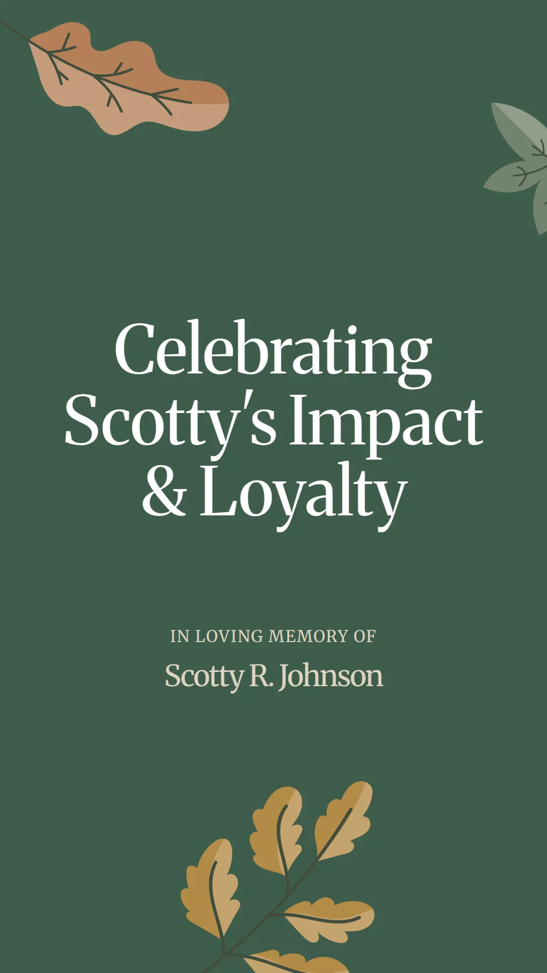 Celebrating Scotty's Impact and Loyalty