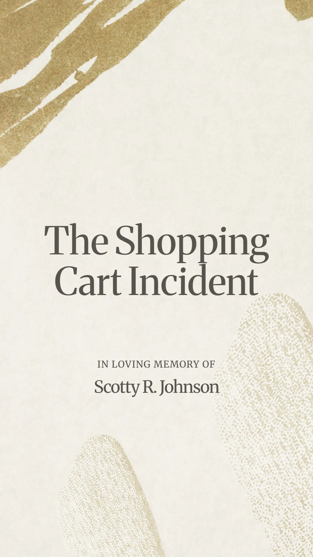 The Shopping Cart Incident