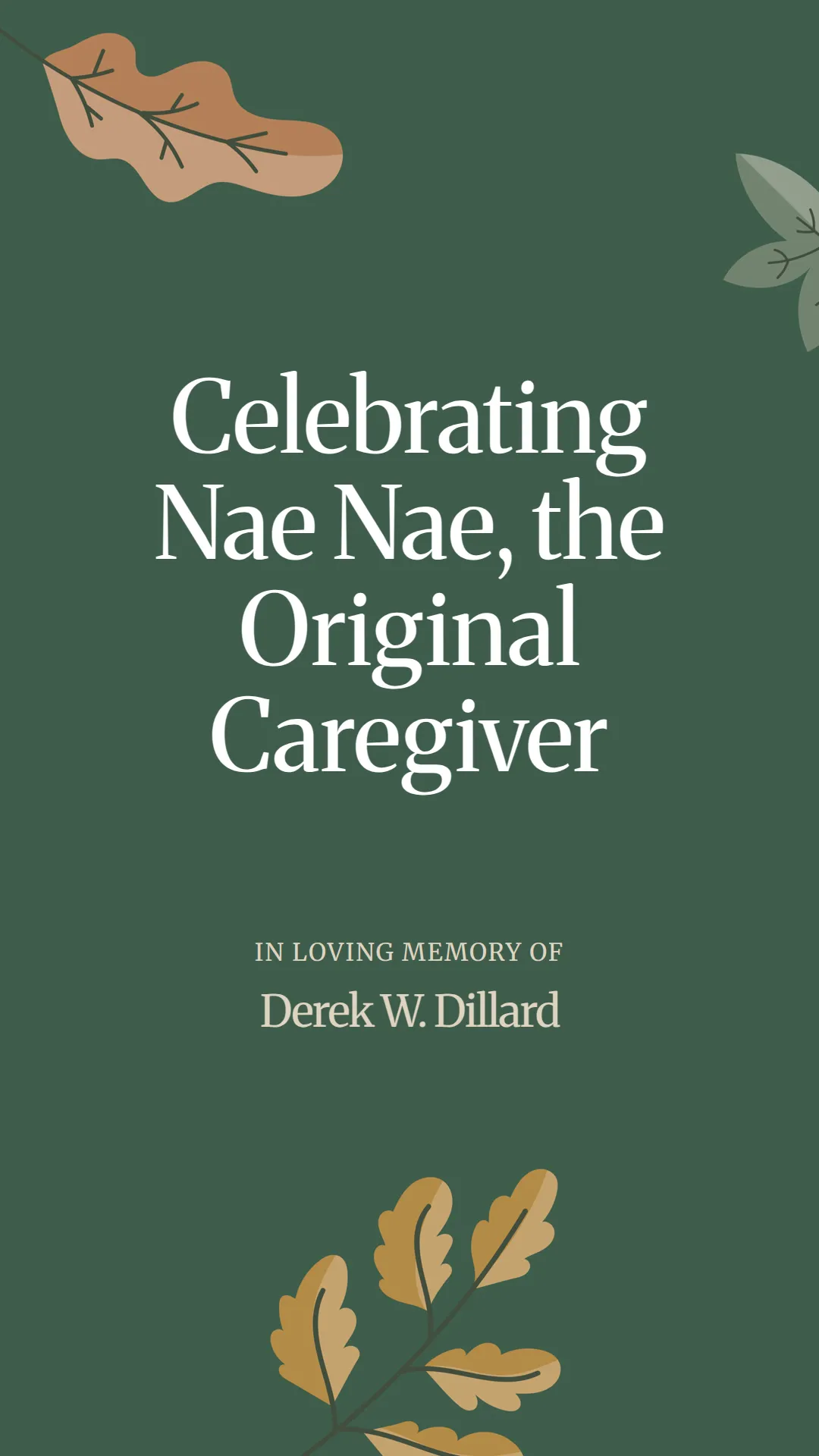 Celebrating Nae Nae, the Original Caregiver