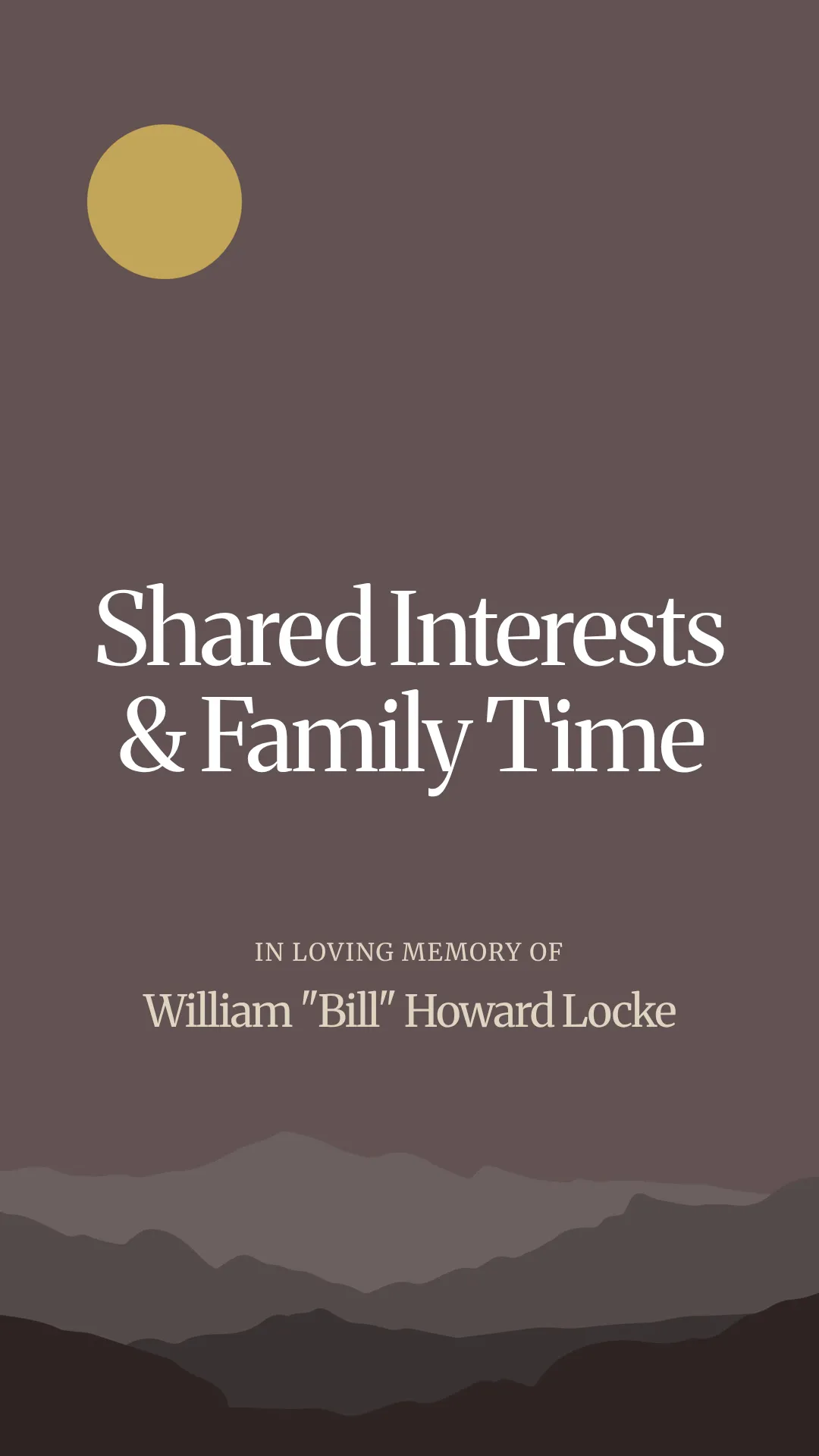 Shared Interests and Family Time
