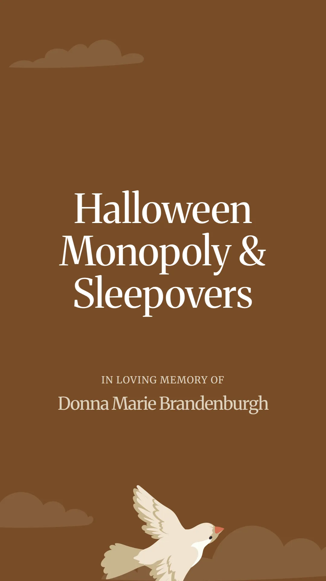 Halloween Monopoly and Sleepovers