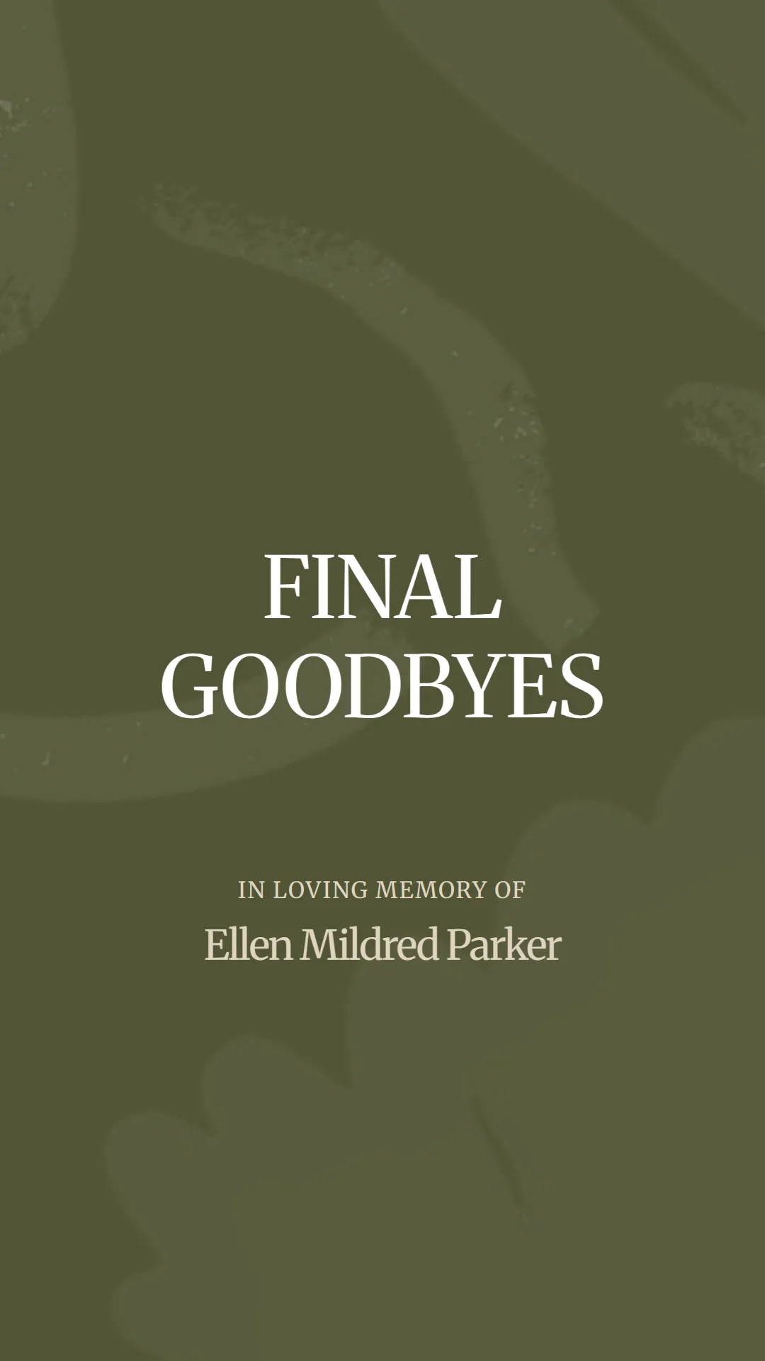 A Heartfelt Farewell to Ellen Mildred Parker