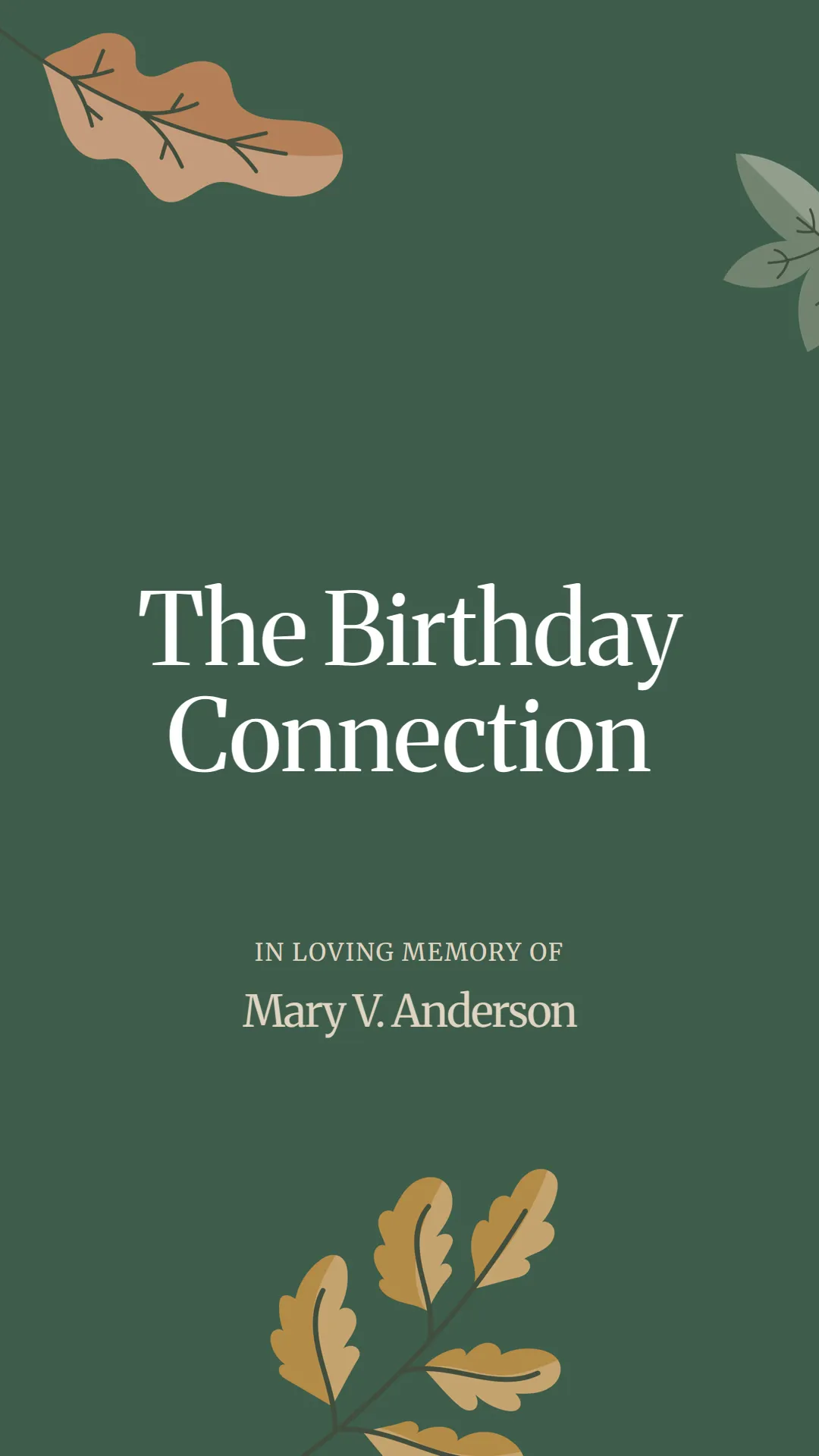 The Birthday Connection