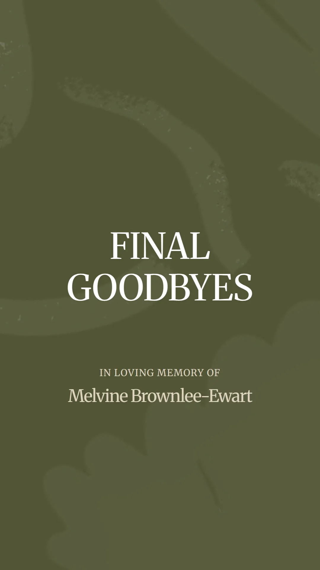 A Heartfelt Farewell to Melvine Brownlee-Ewart