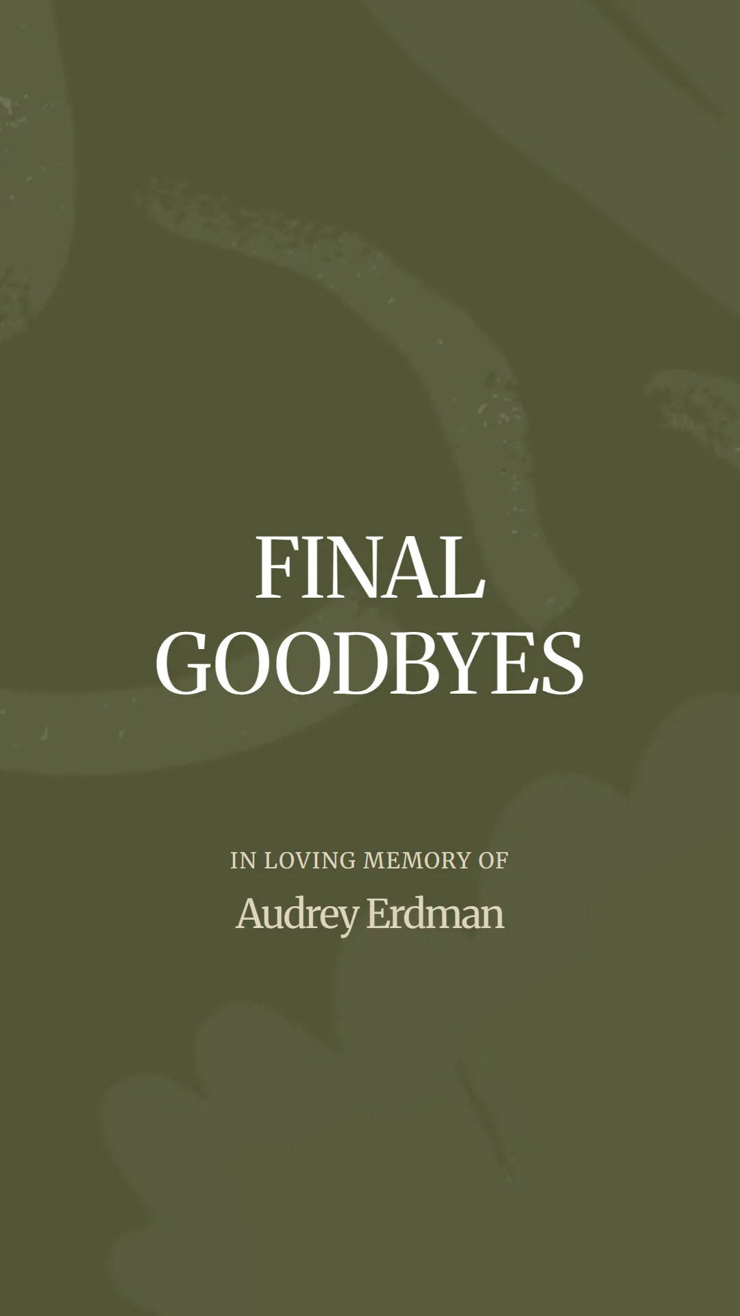 A Heartfelt Farewell to Audrey Erdman