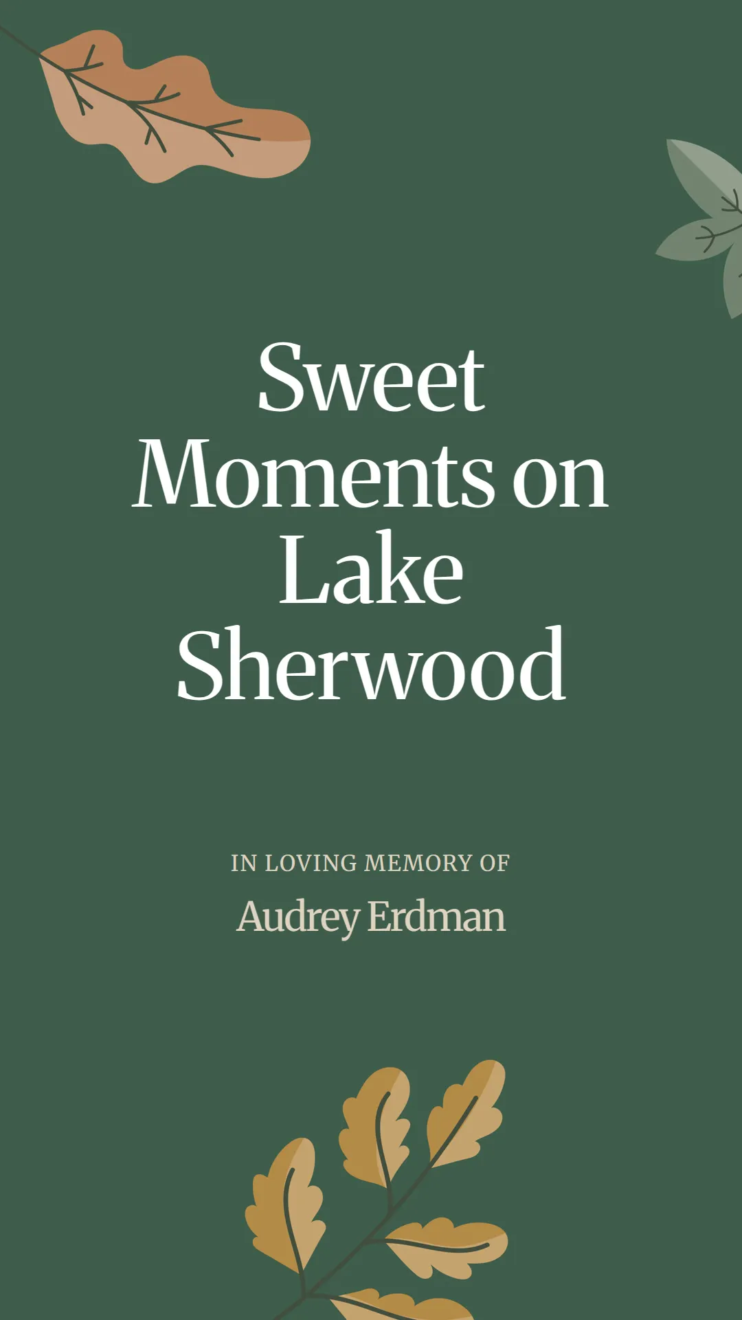 Sweet Moments on Lake Sherwood