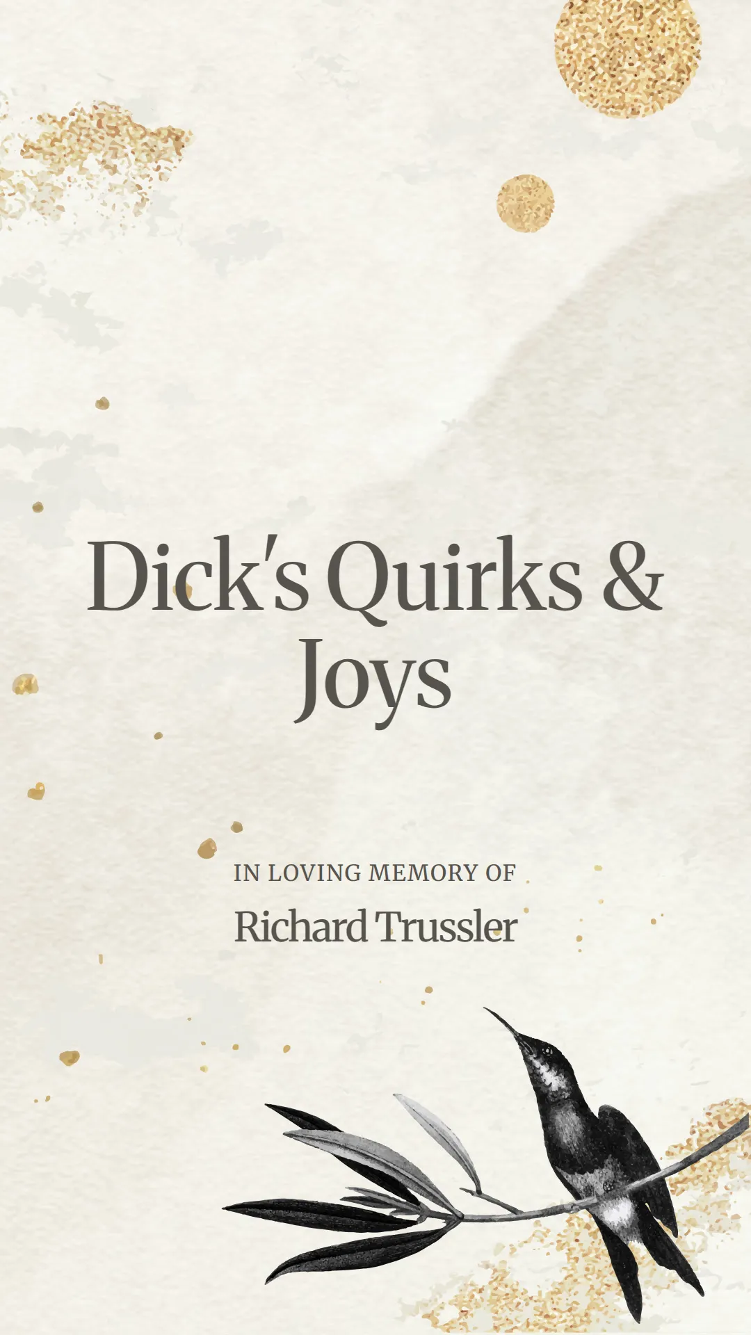 Dick's Quirks and Joys
