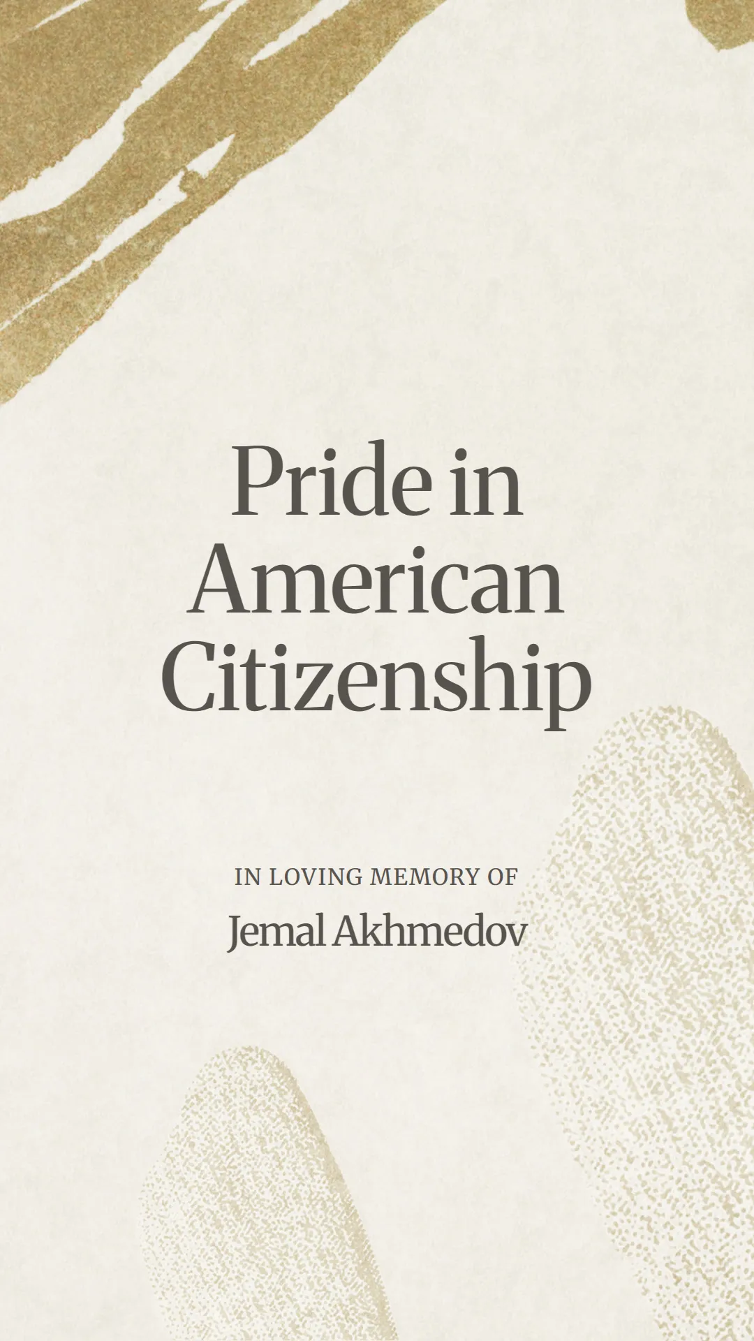 Pride in American Citizenship