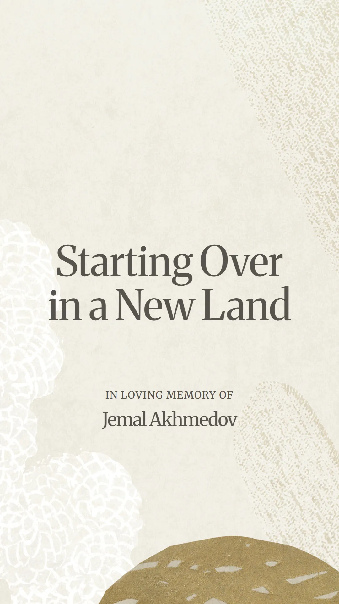 Starting Over in a New Land
