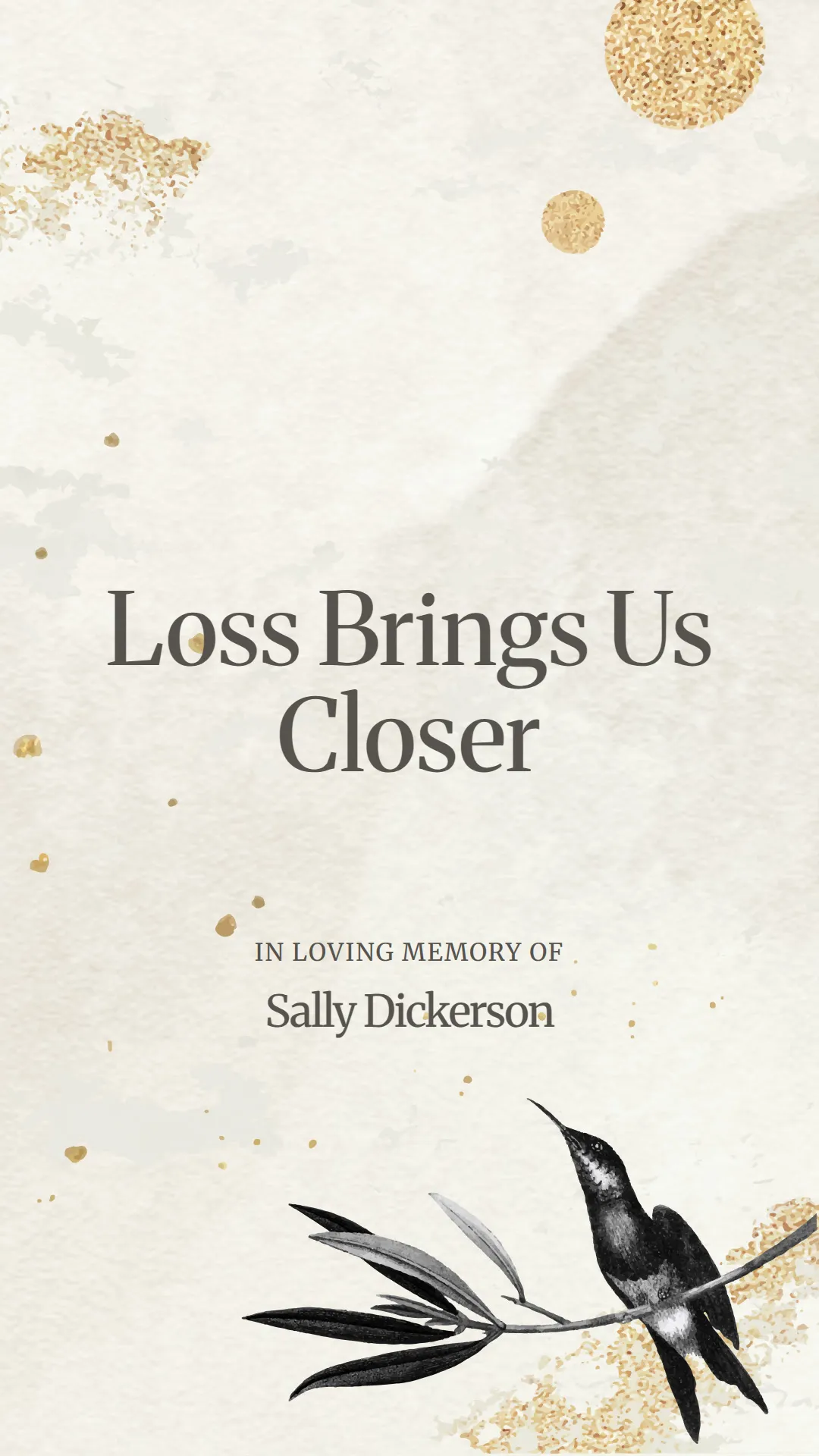 Loss Brings Us Closer