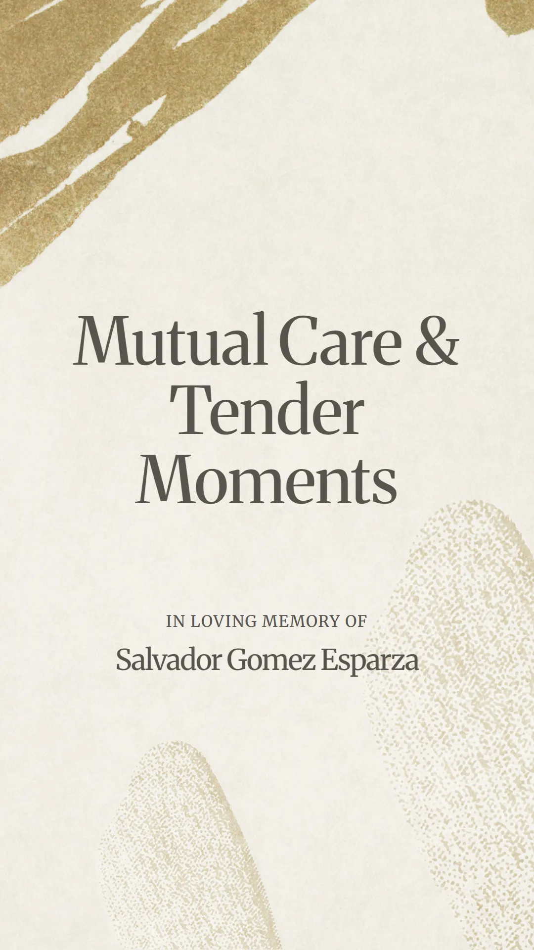 Mutual Care and Tender Moments