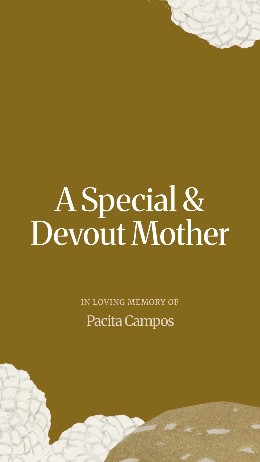 A Special and Devout Mother