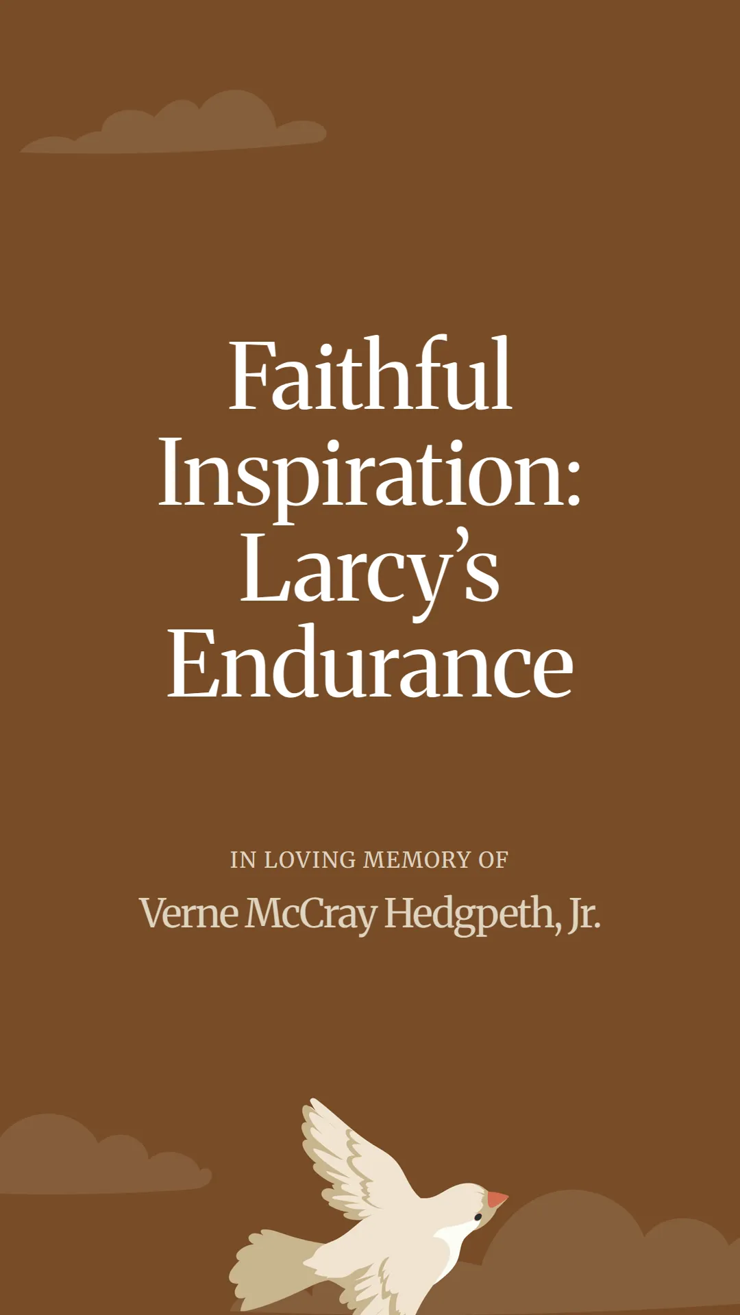 Faithful Inspiration: Larcy’s Endurance