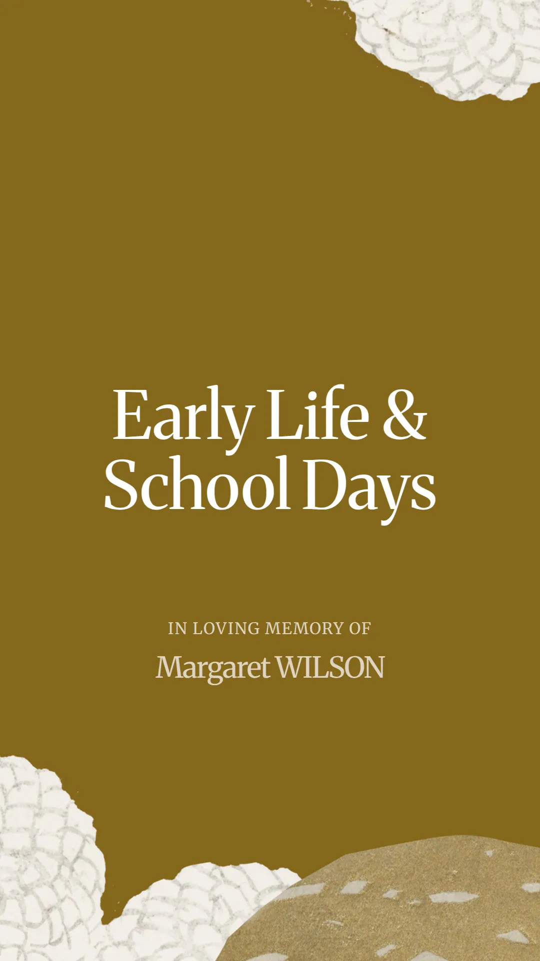 Early Life and School Days