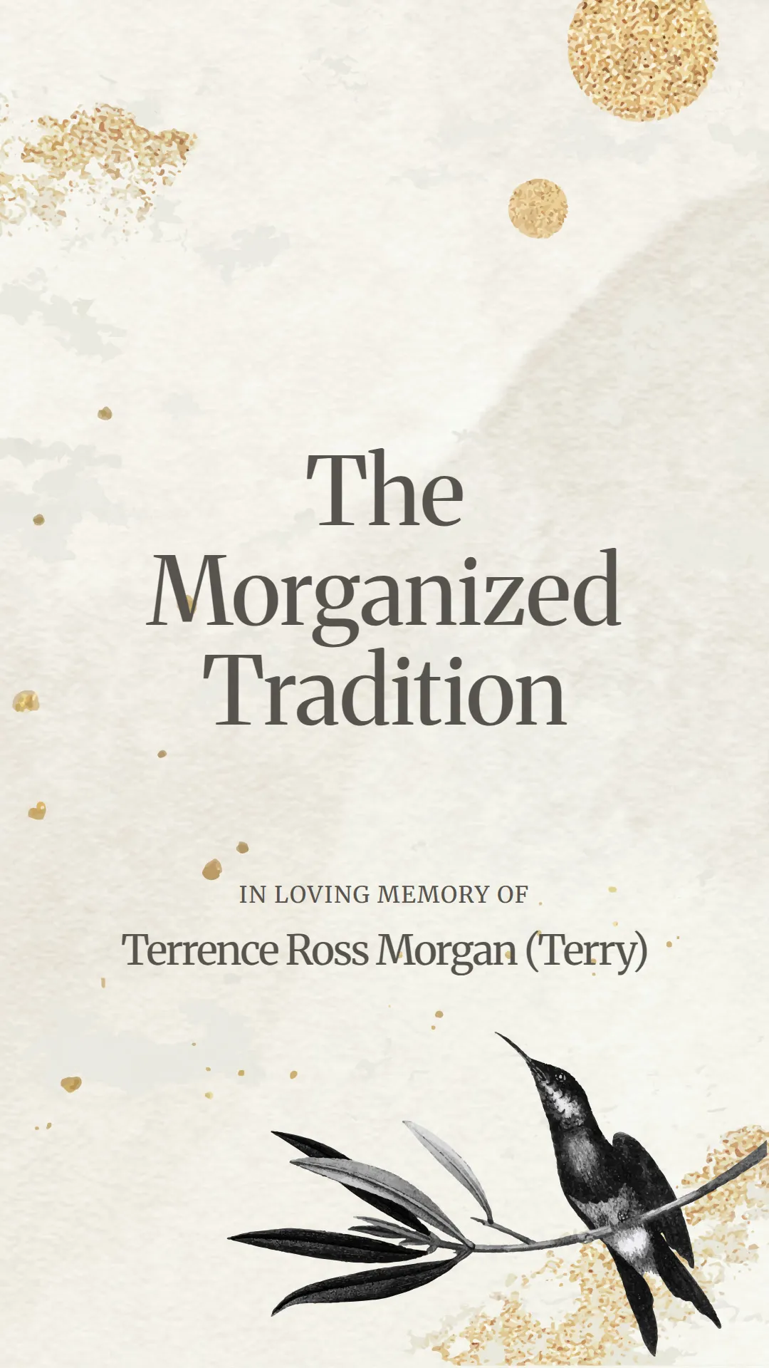 The Morganized Tradition
