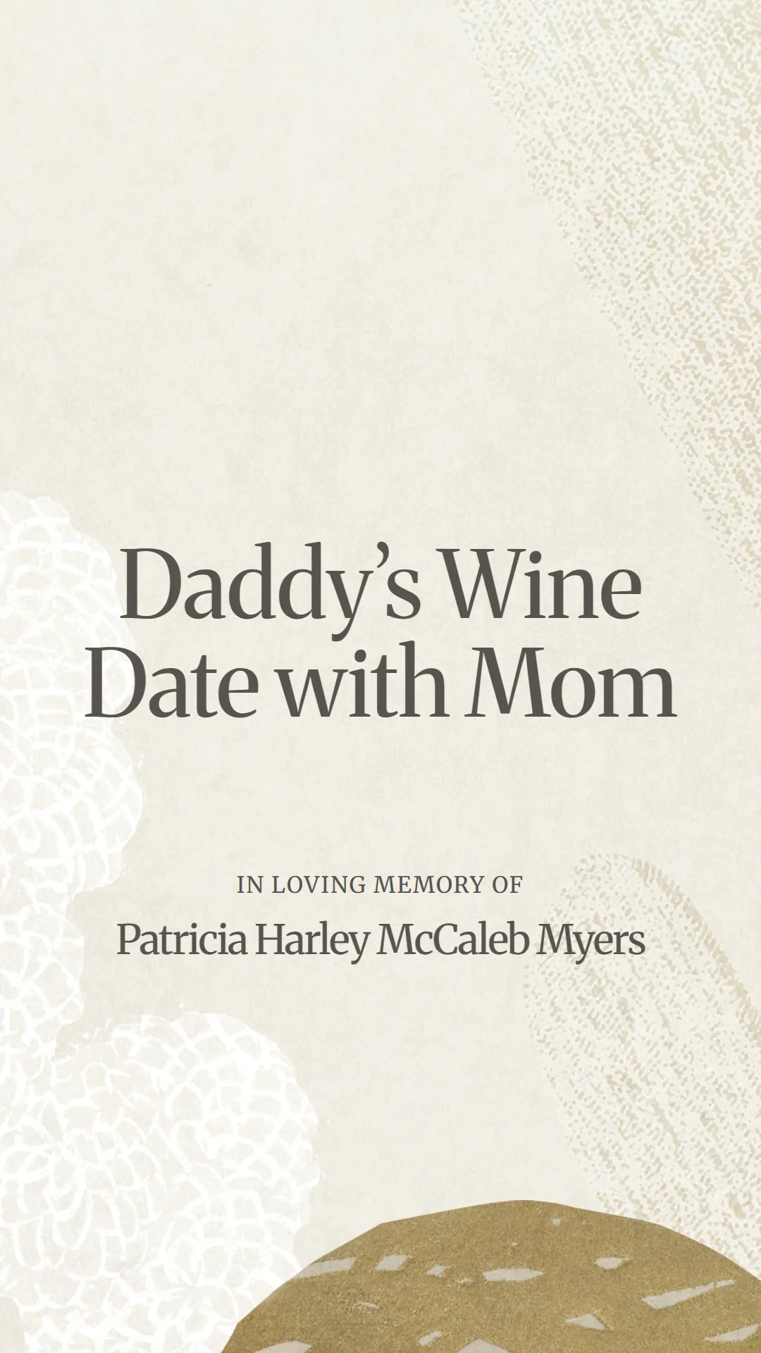 Daddy’s Wine Date with Mom