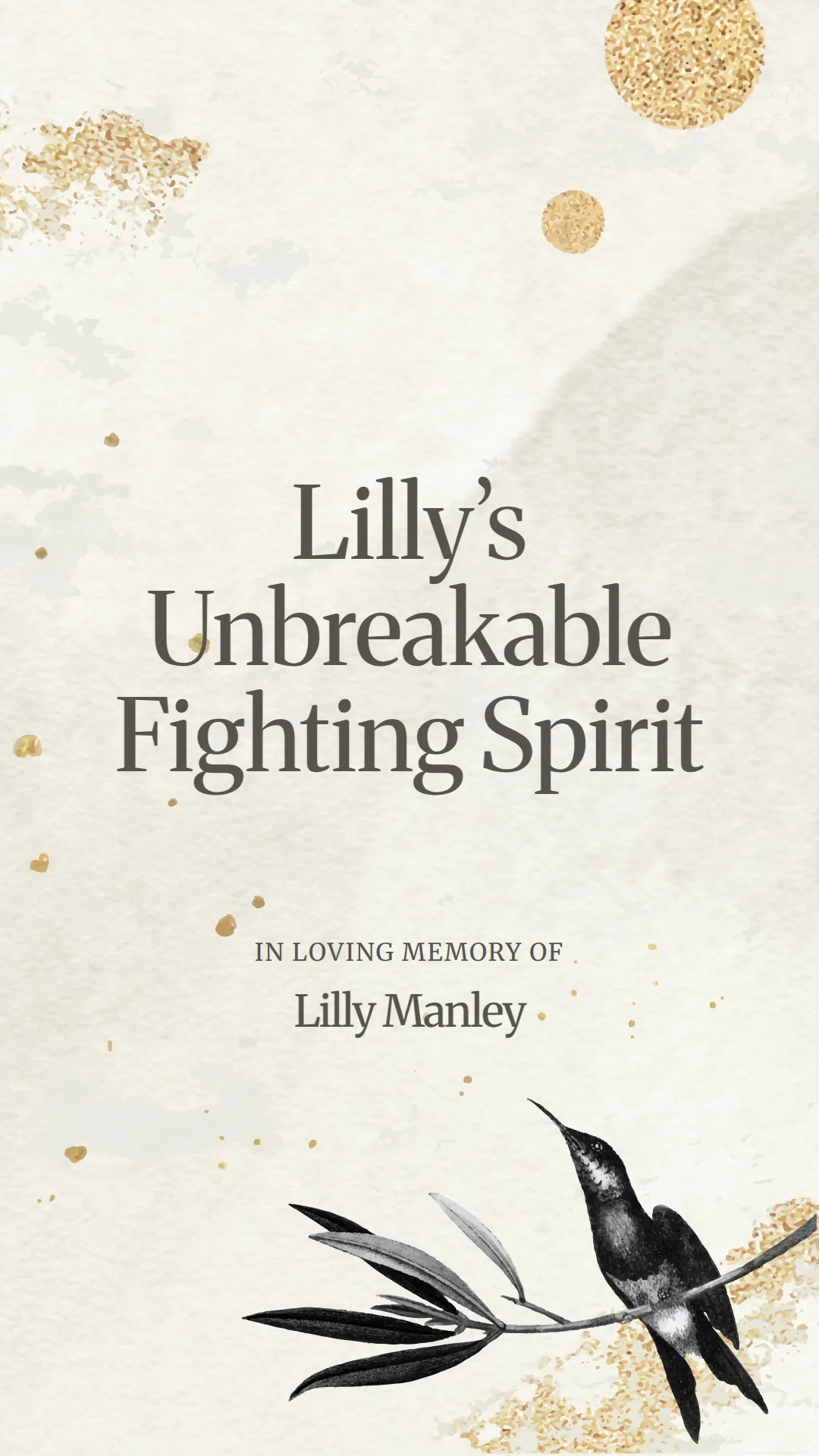 Lilly’s Unbreakable Fighting Spirit